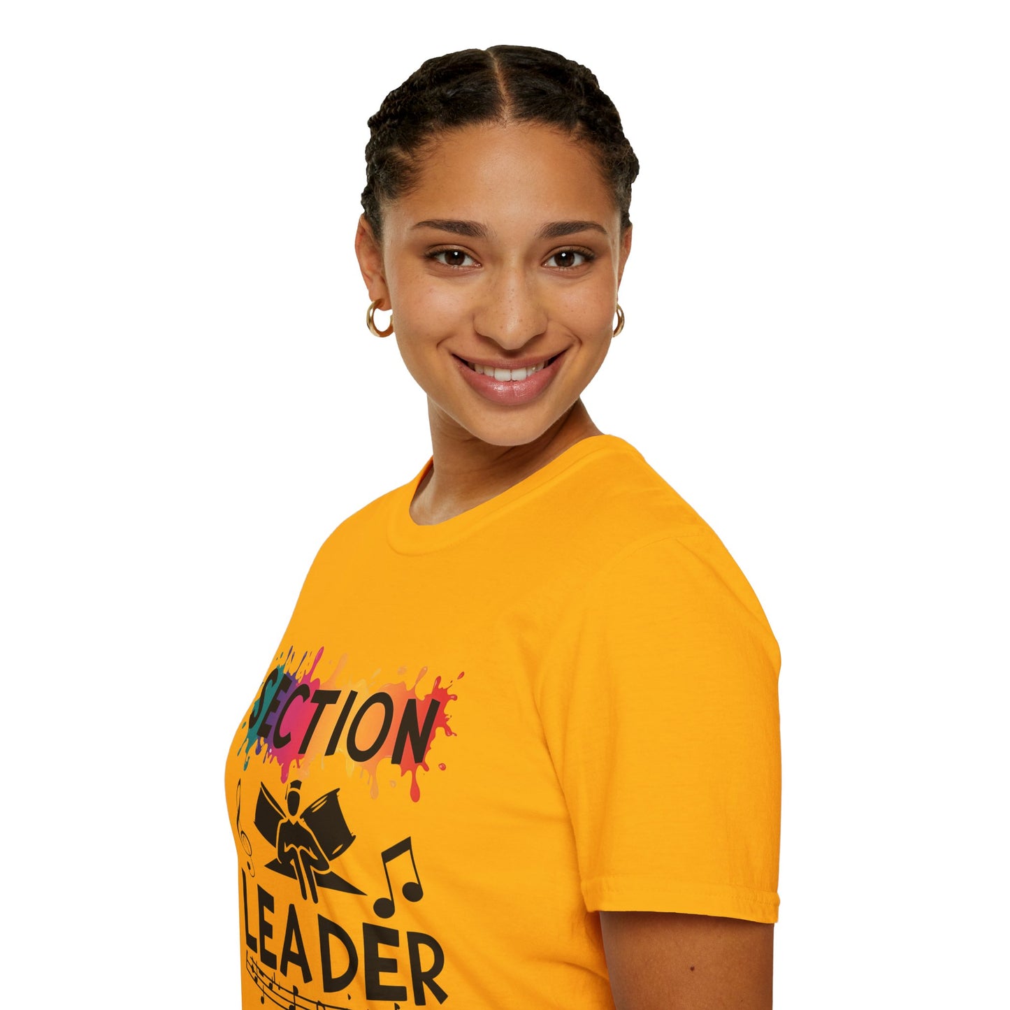 Splash Paint "Section Leader" Unisex Soft-style T-Shirt