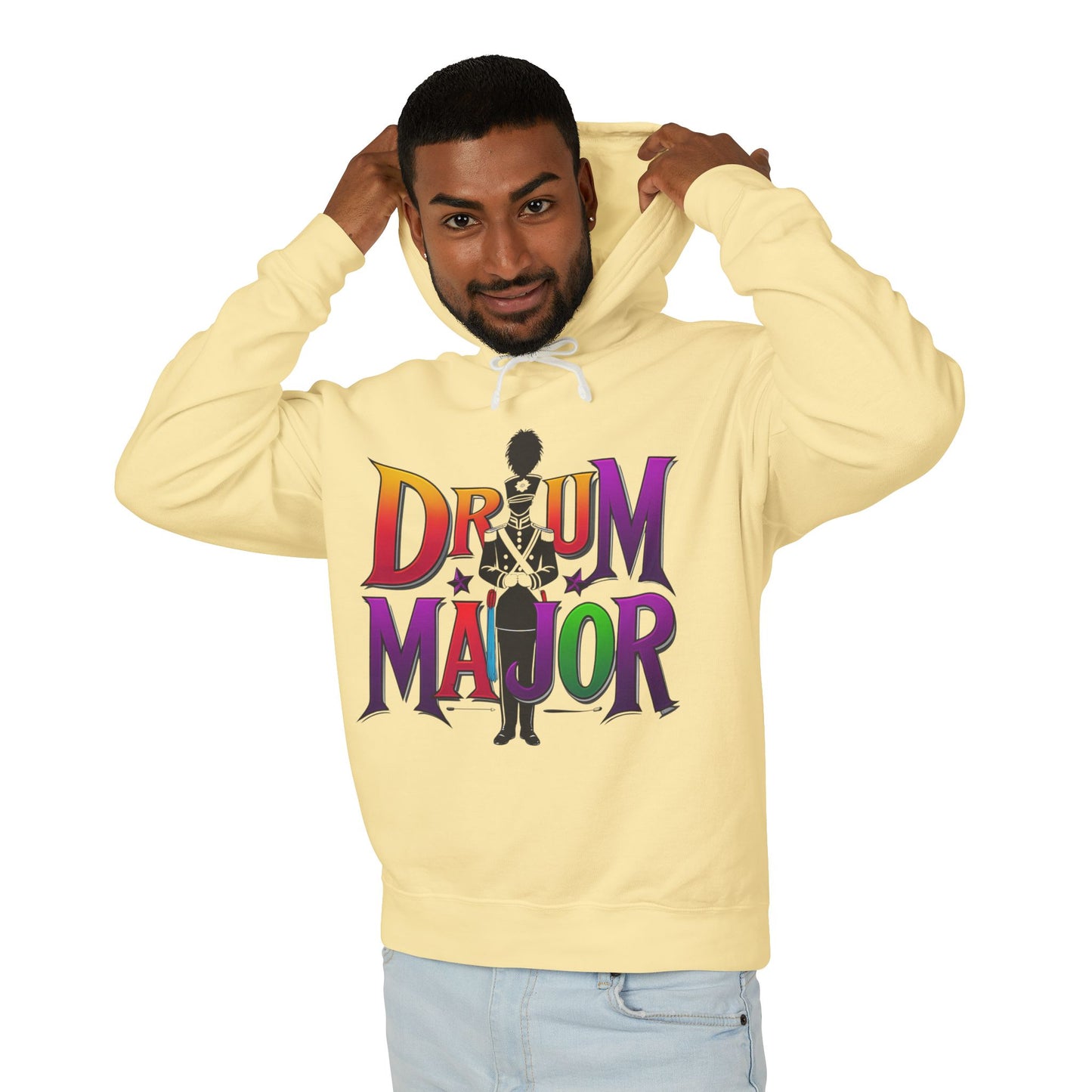 Vibrant "Drum Major" Sweatshirt - Unisex Lightweight Hoodie