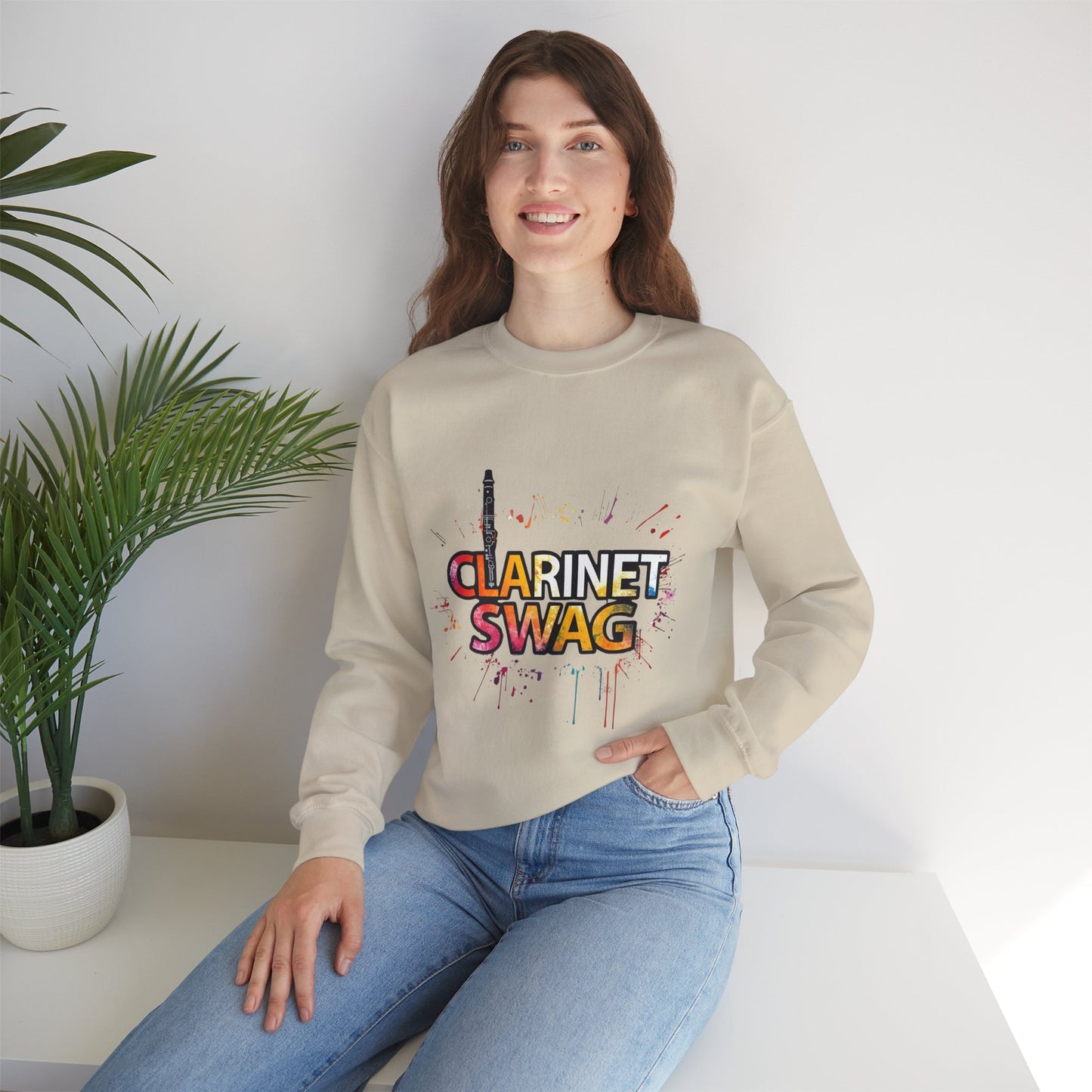 "Clarinet Swag" Unisex Crewneck Sweatshirt
