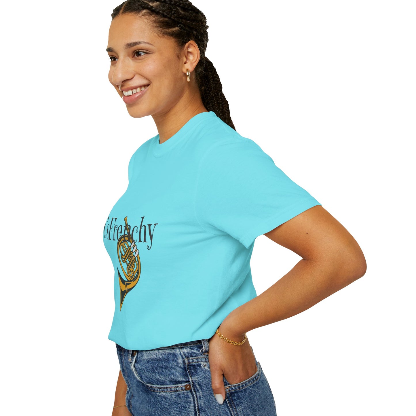 "French Horn" Unisex Garment-Dyed T-shirt