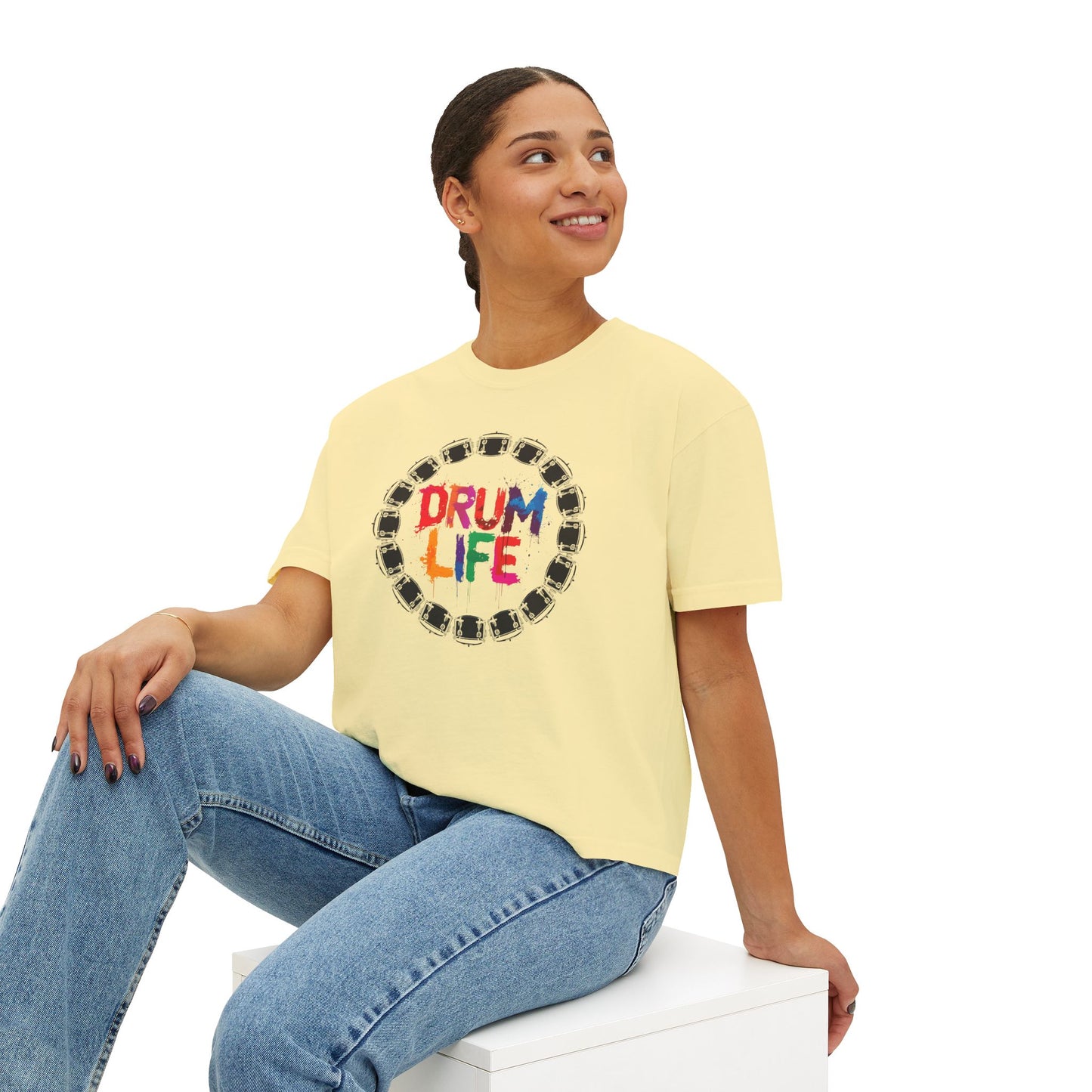 "Drum Life" Women's Boxy Tee