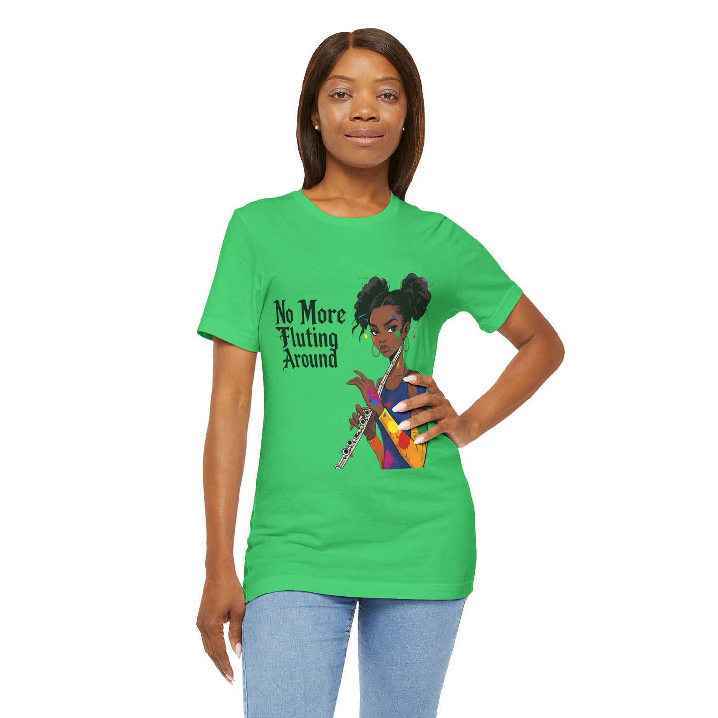 "No More Fluting Around" Unisex Musician Tee