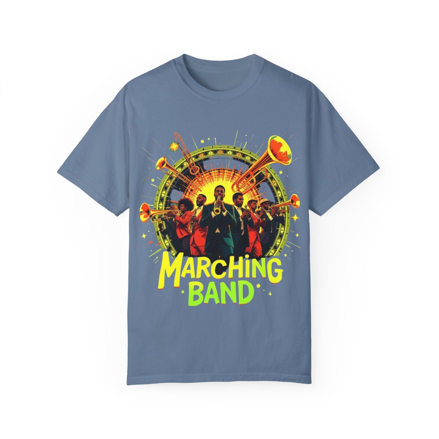 "Marching Band" Unisex Garment Dyed T-Shirt