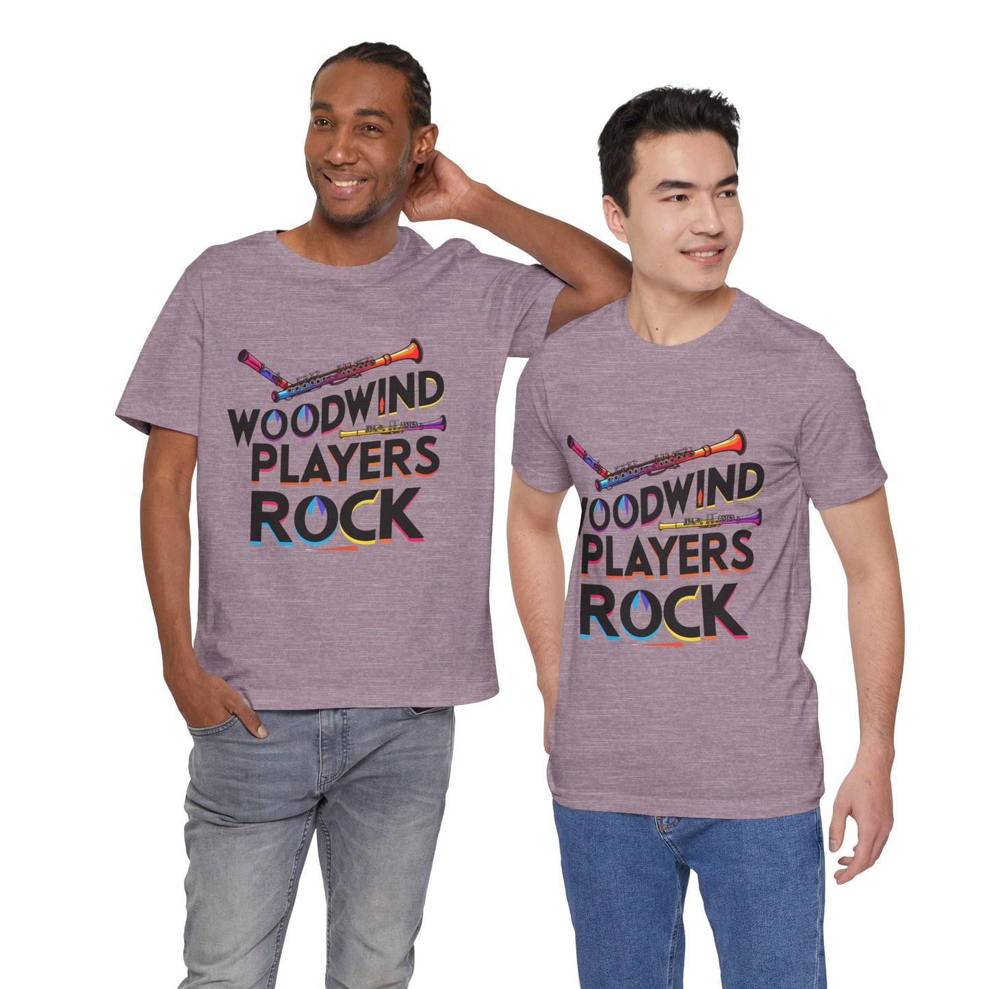 "Woodwind Players Rock" Unisex Short Sleeve T-Shirt