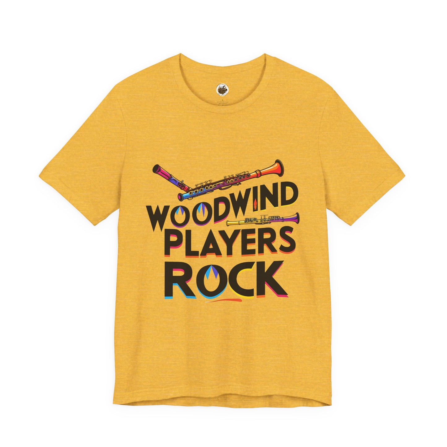 "Woodwind Players Rock" Unisex Short Sleeve T-Shirt