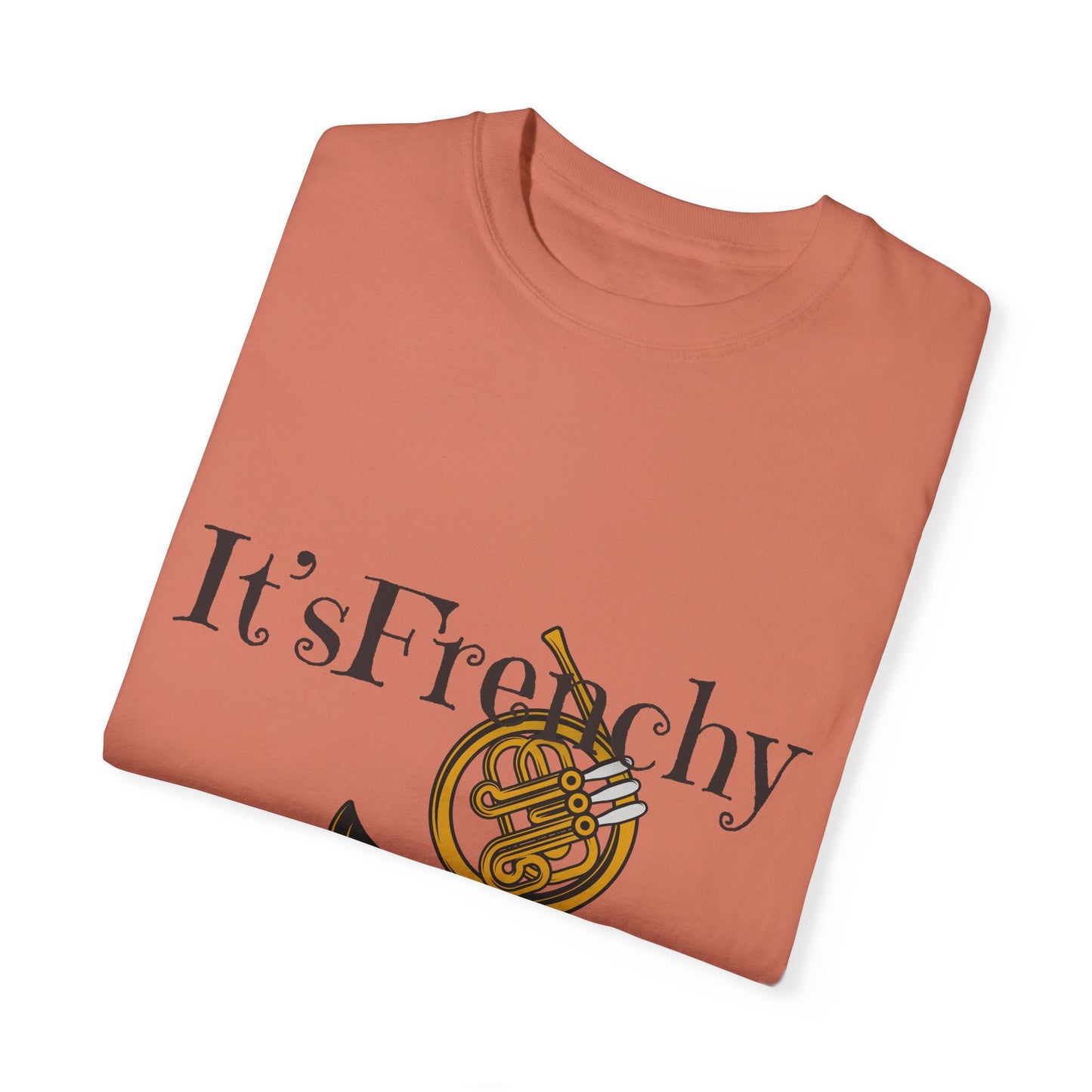 "French Horn" Unisex Garment-Dyed T-shirt