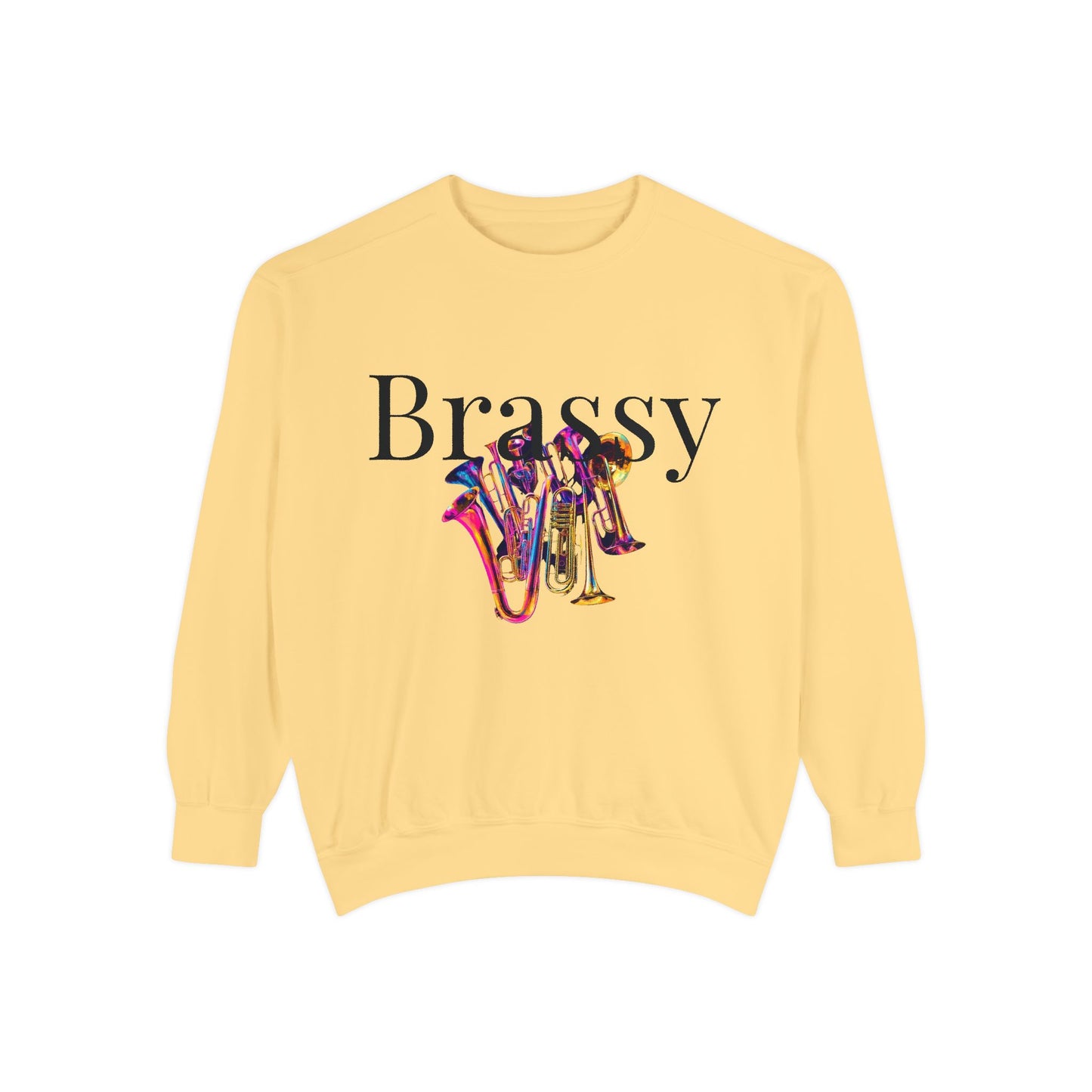 " Brassy Bunch" Unisex Garment-Dyed Sweatshirt