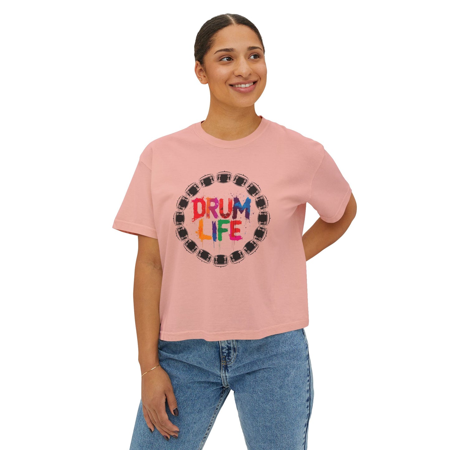 "Drum Life" Women's Boxy Tee