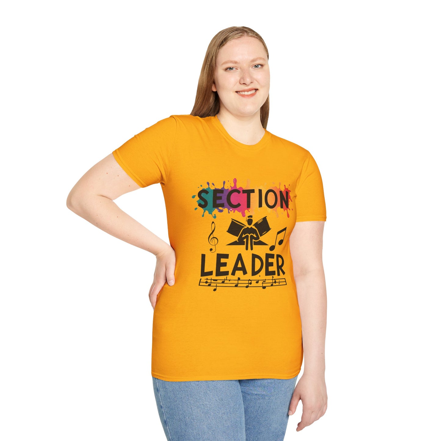 Splash Paint "Section Leader" Unisex Soft-style T-Shirt