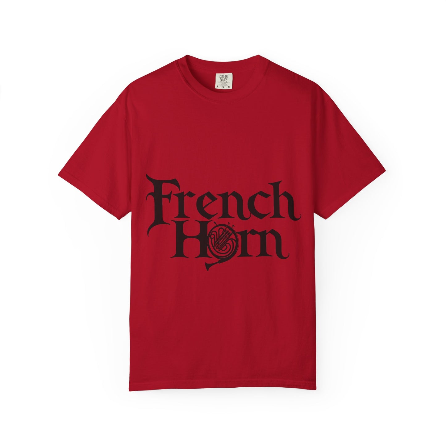 "French Horn" Unisex Garment-Dyed T-shirt