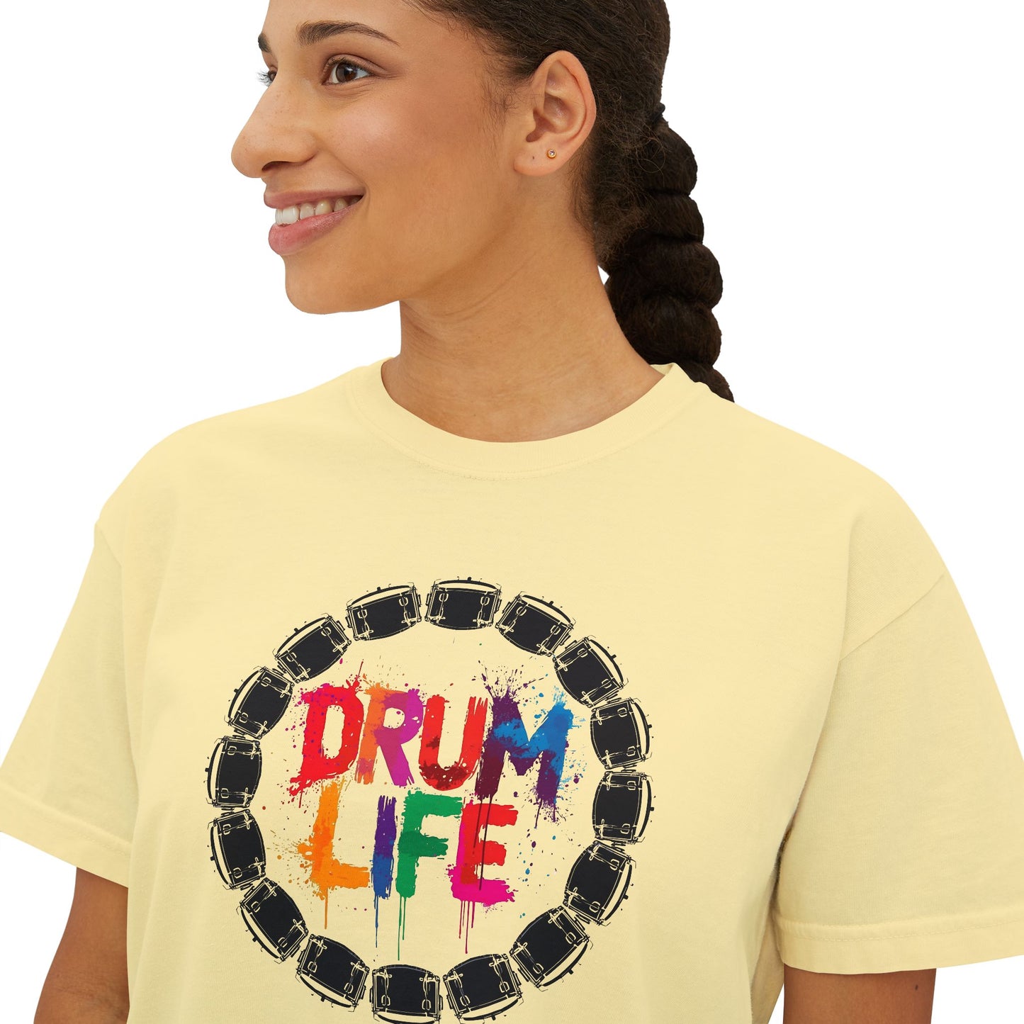 "Drum Life" Women's Boxy Tee