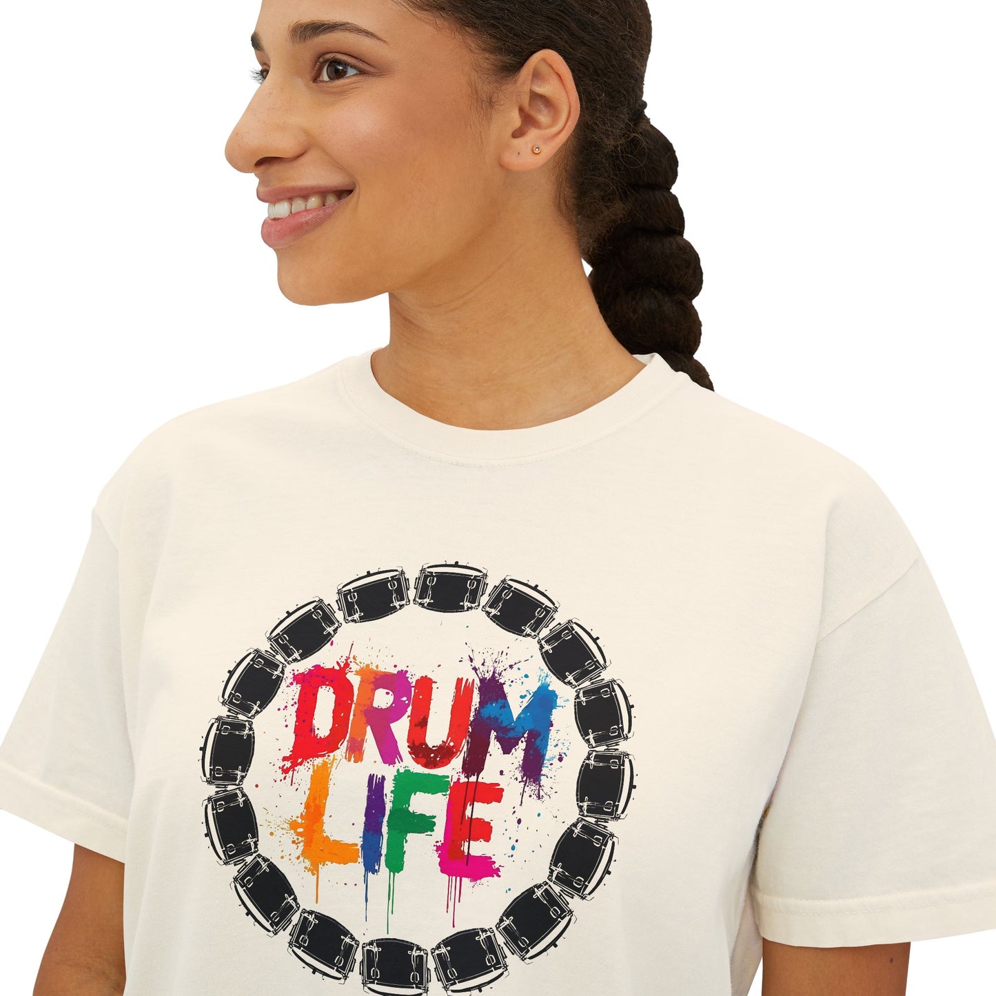 "Drum Life" Women's Boxy Tee