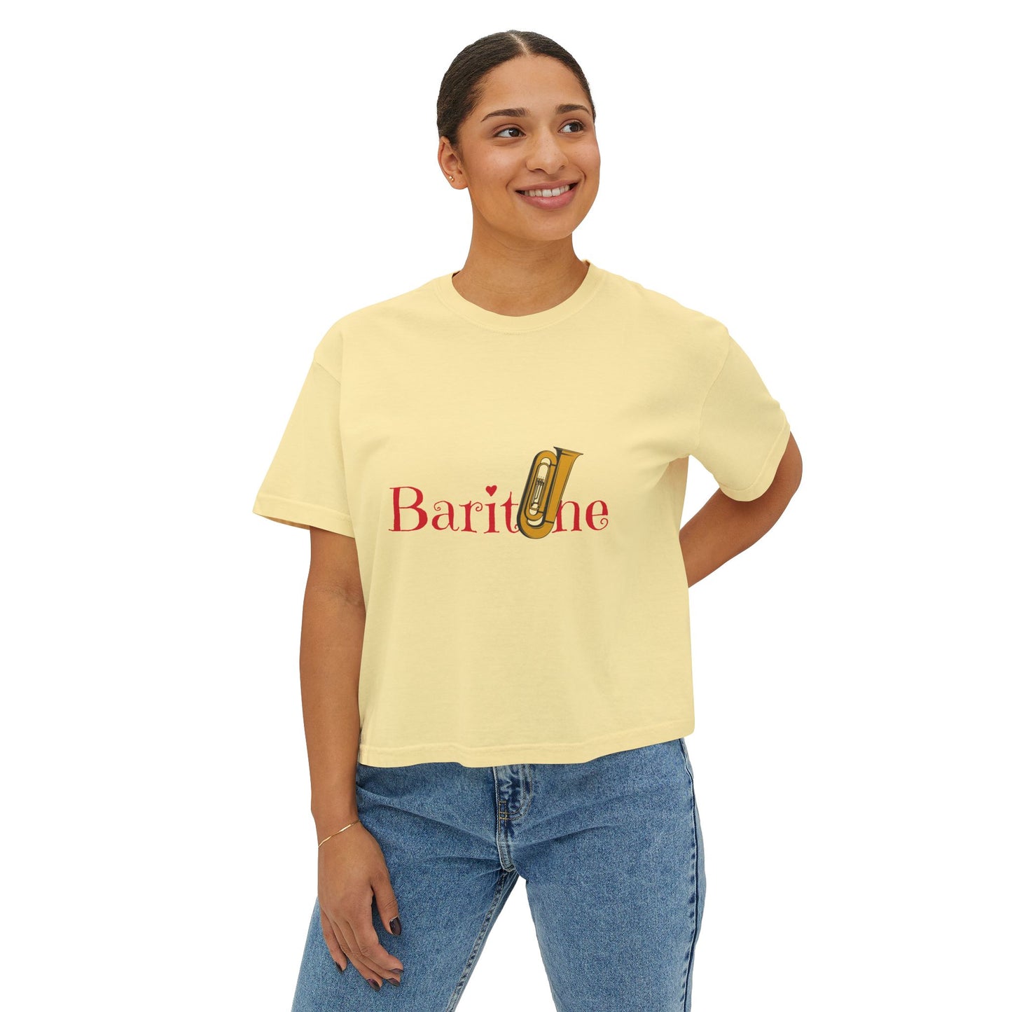 Women's " Baritone" Boxy Tee