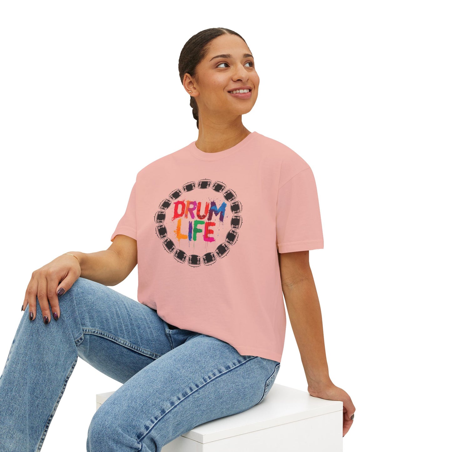 "Drum Life" Women's Boxy Tee
