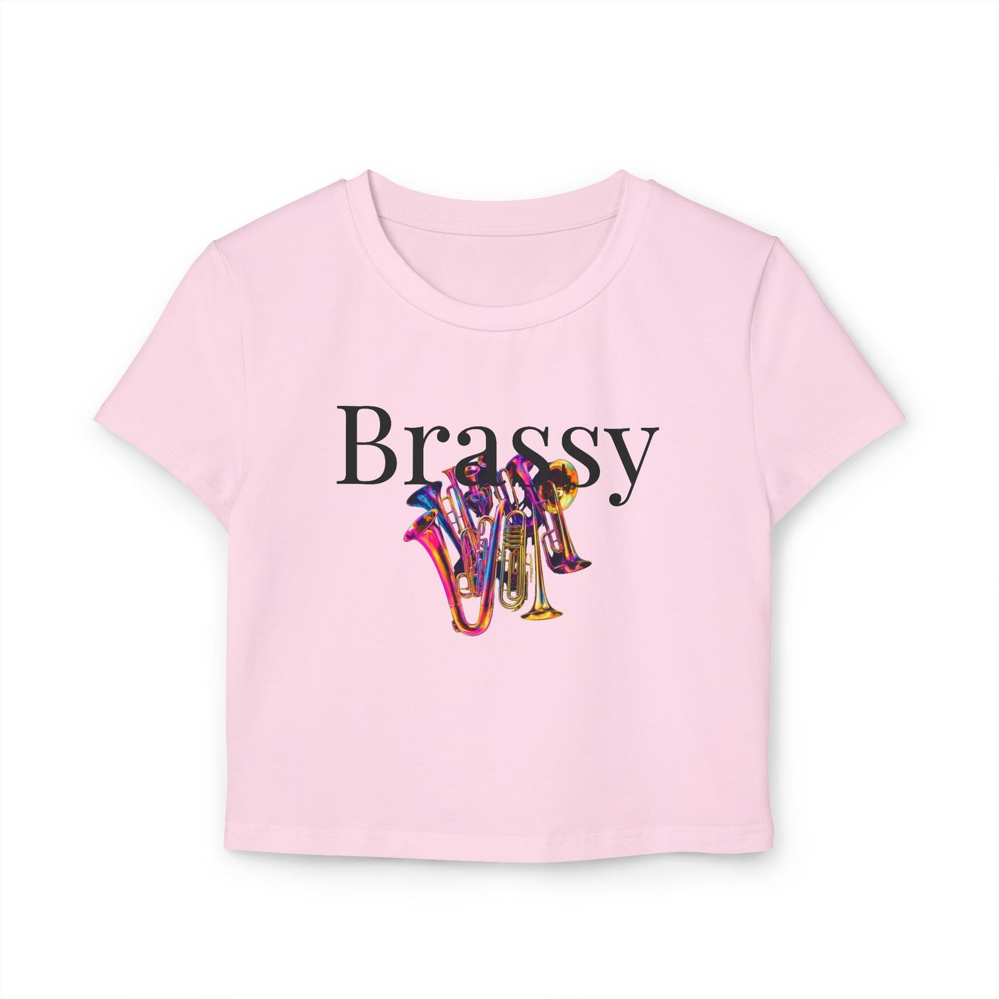 Women's "Brassy" Baby Tee