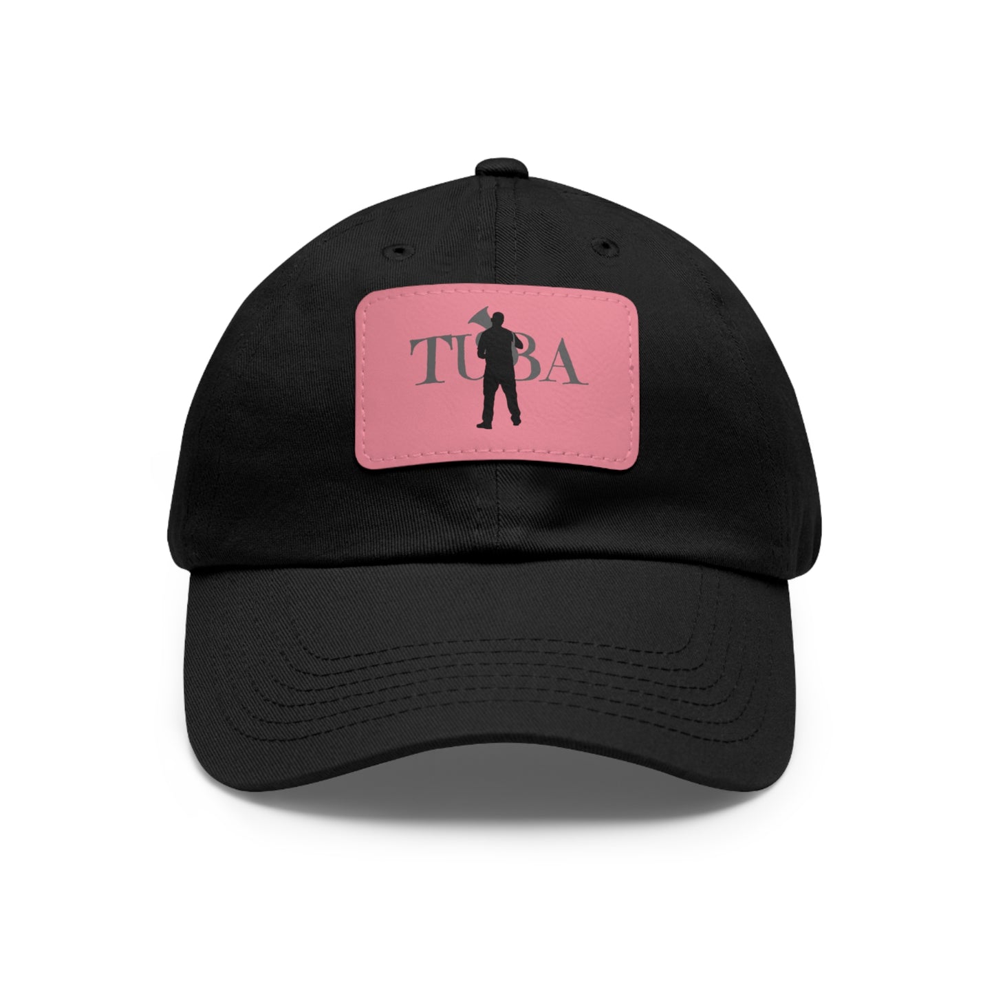 "Tuba" Dad Hat with Leather Patch (Rectangle)