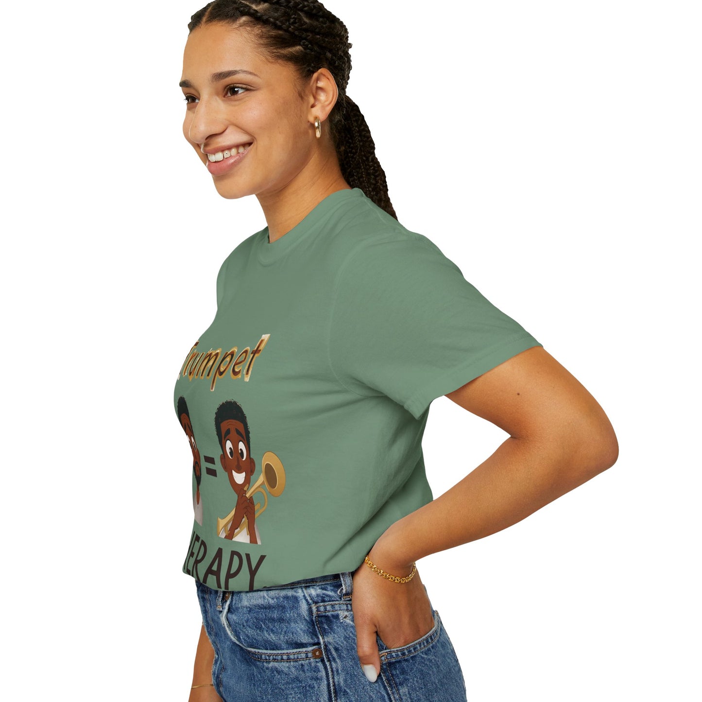 "Trumpet Therapy" Unisex Music T-Shirt