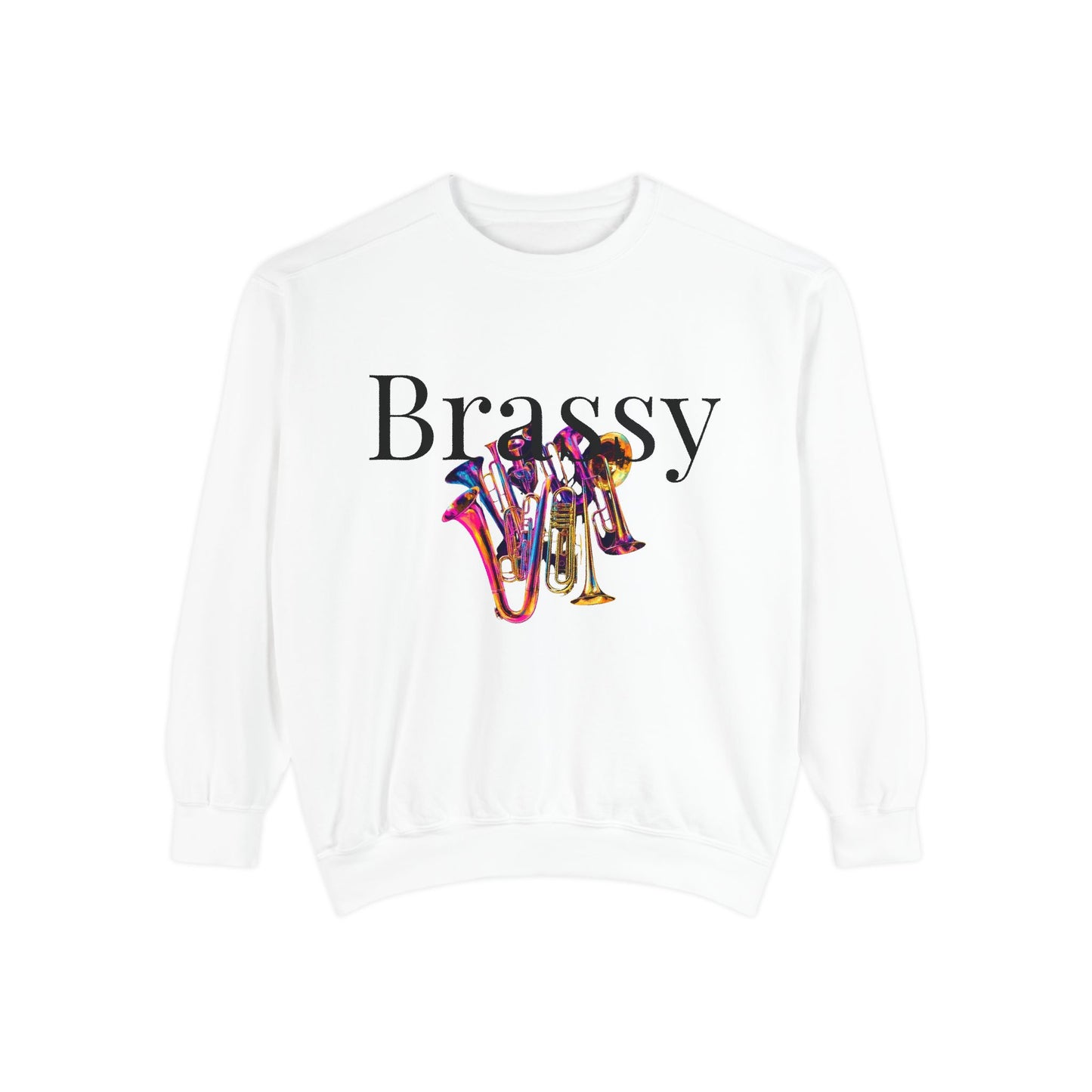 " Brassy Bunch" Unisex Garment-Dyed Sweatshirt