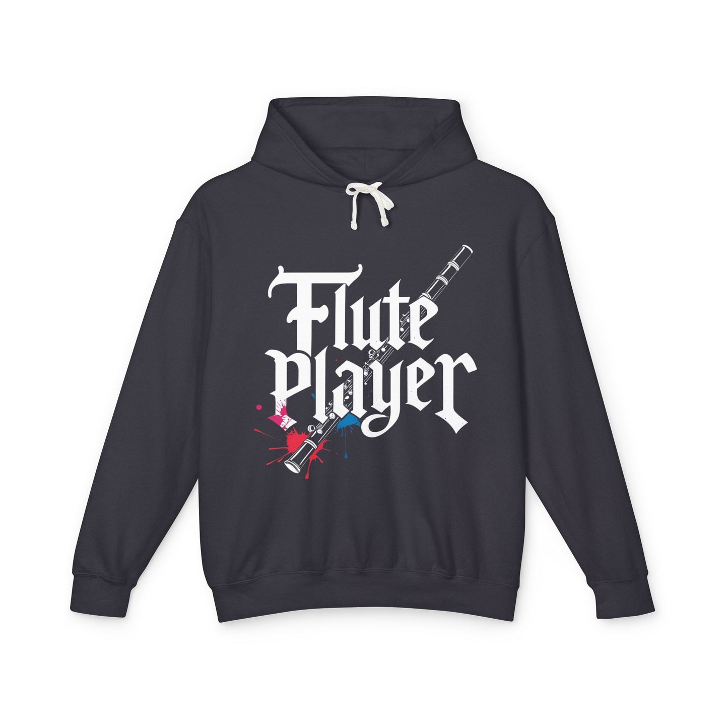 "Flute Player" Unisex Hoodie - Lightweight Sweatshirt
