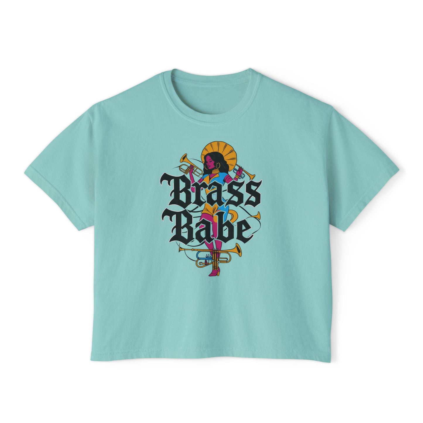 "Brass Babe" Women's Boxy Tee