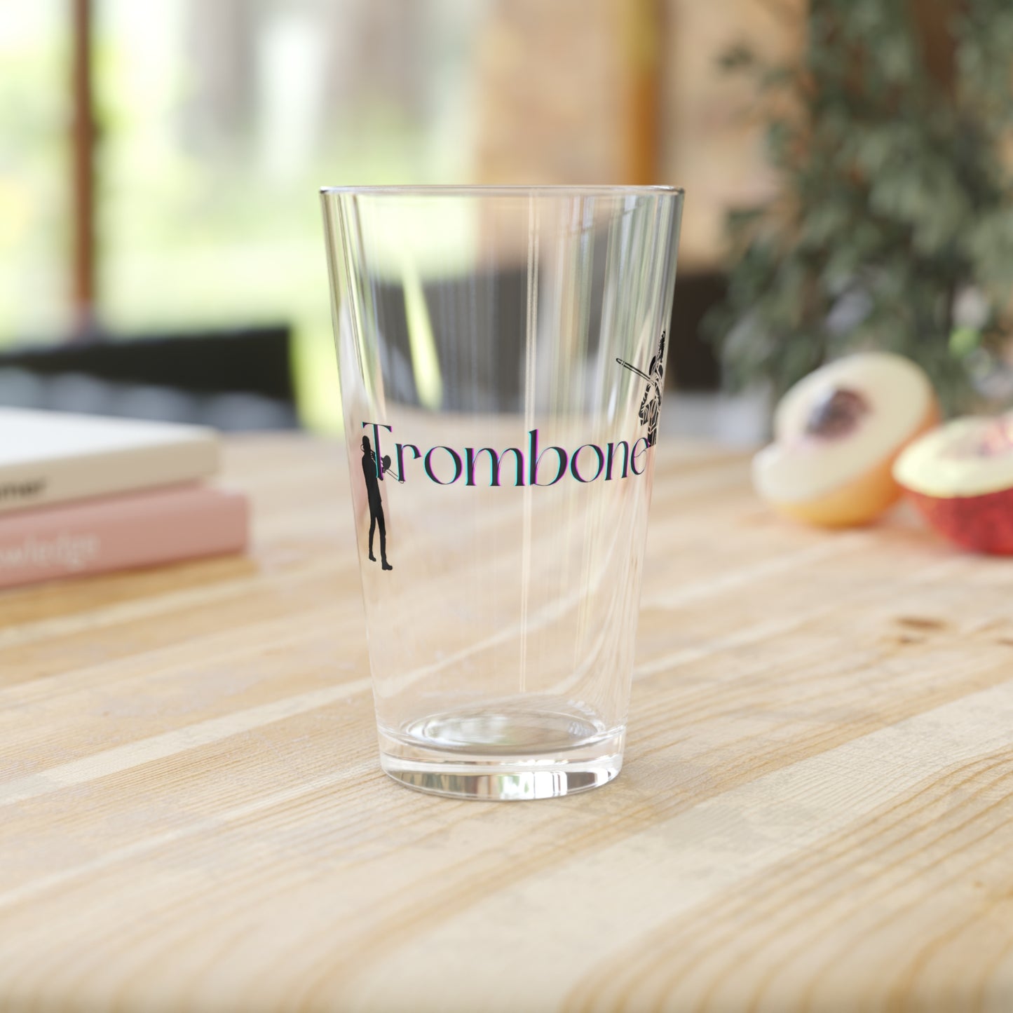 "Trombone" Pint Glass, 16oz