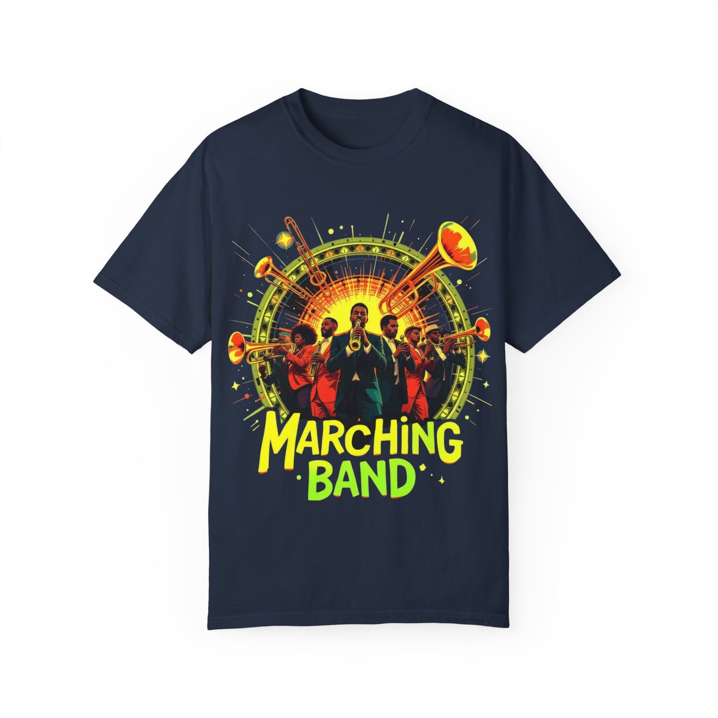 "Marching Band" Unisex Garment Dyed T-Shirt