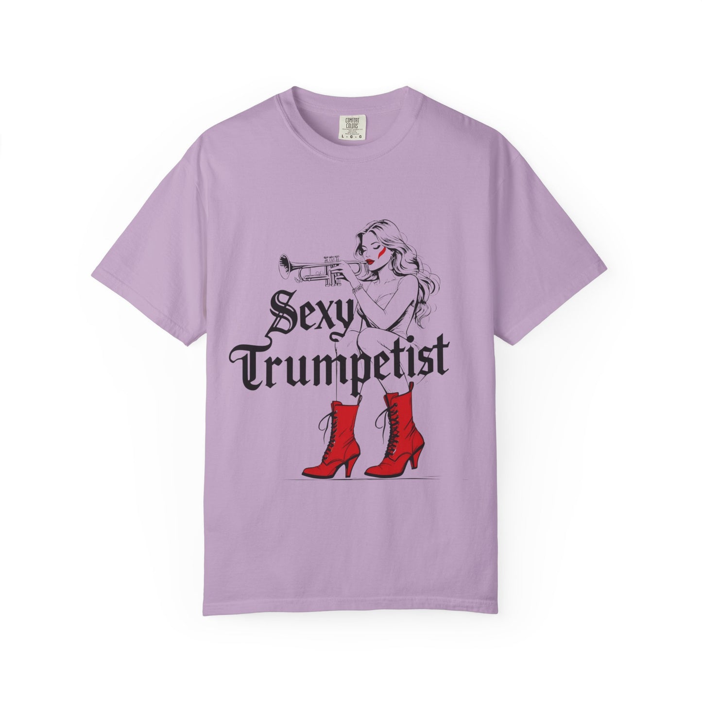 "Sexy Trumpetist" Unisex Garment-Dyed T-shirt