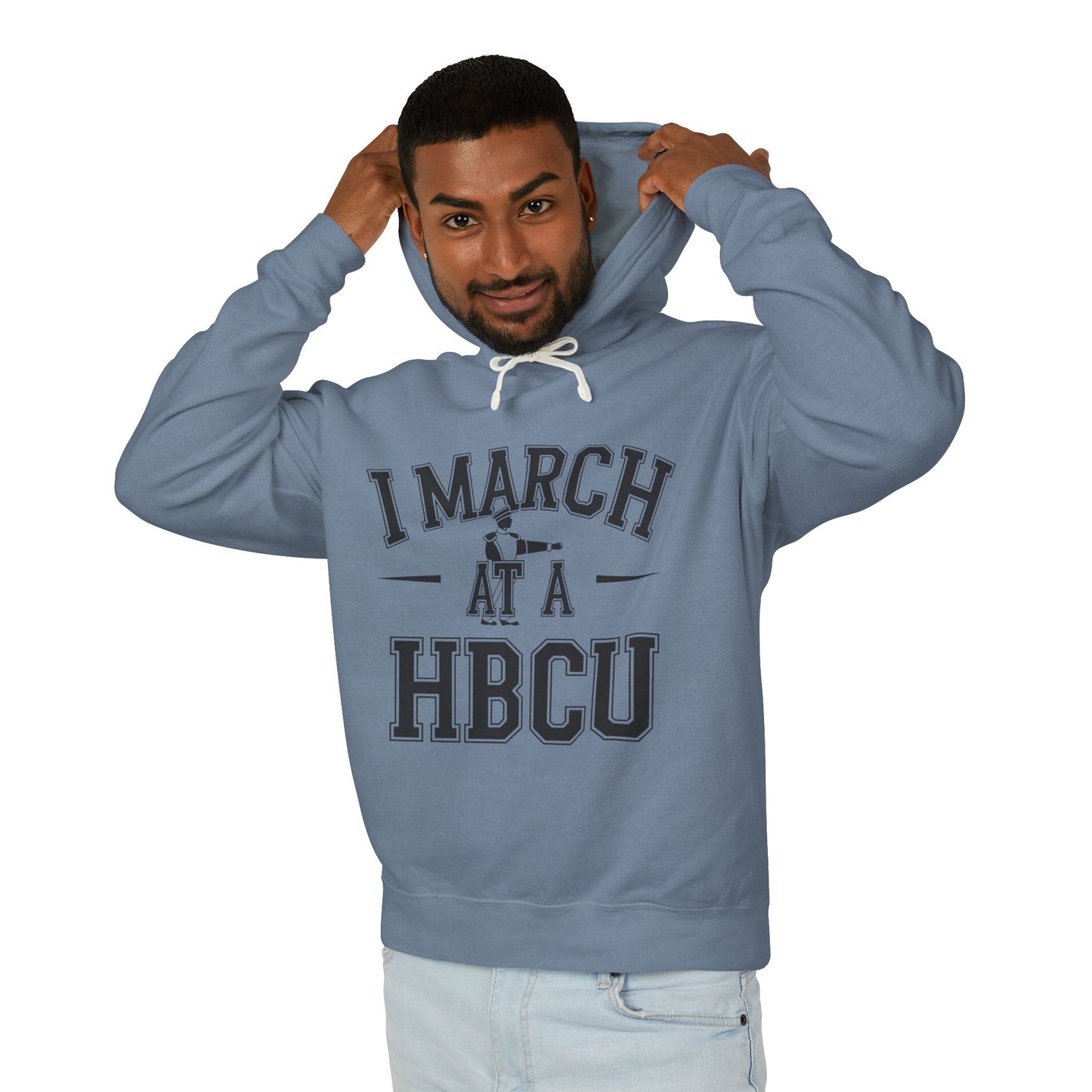 "HBCU Pride" Unisex Lightweight Hooded Sweatshirt