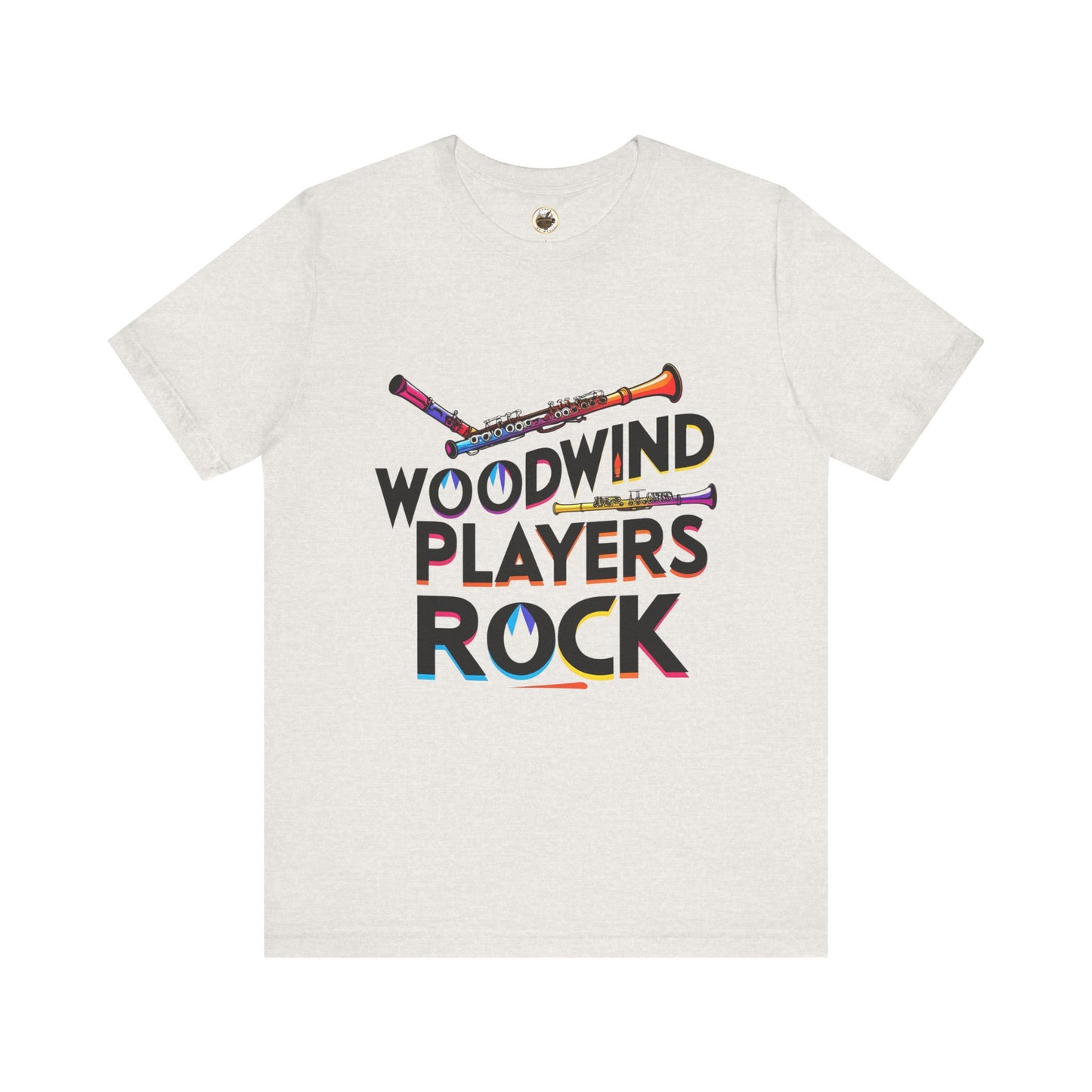 "Woodwind Players Rock" Unisex Short Sleeve T-Shirt