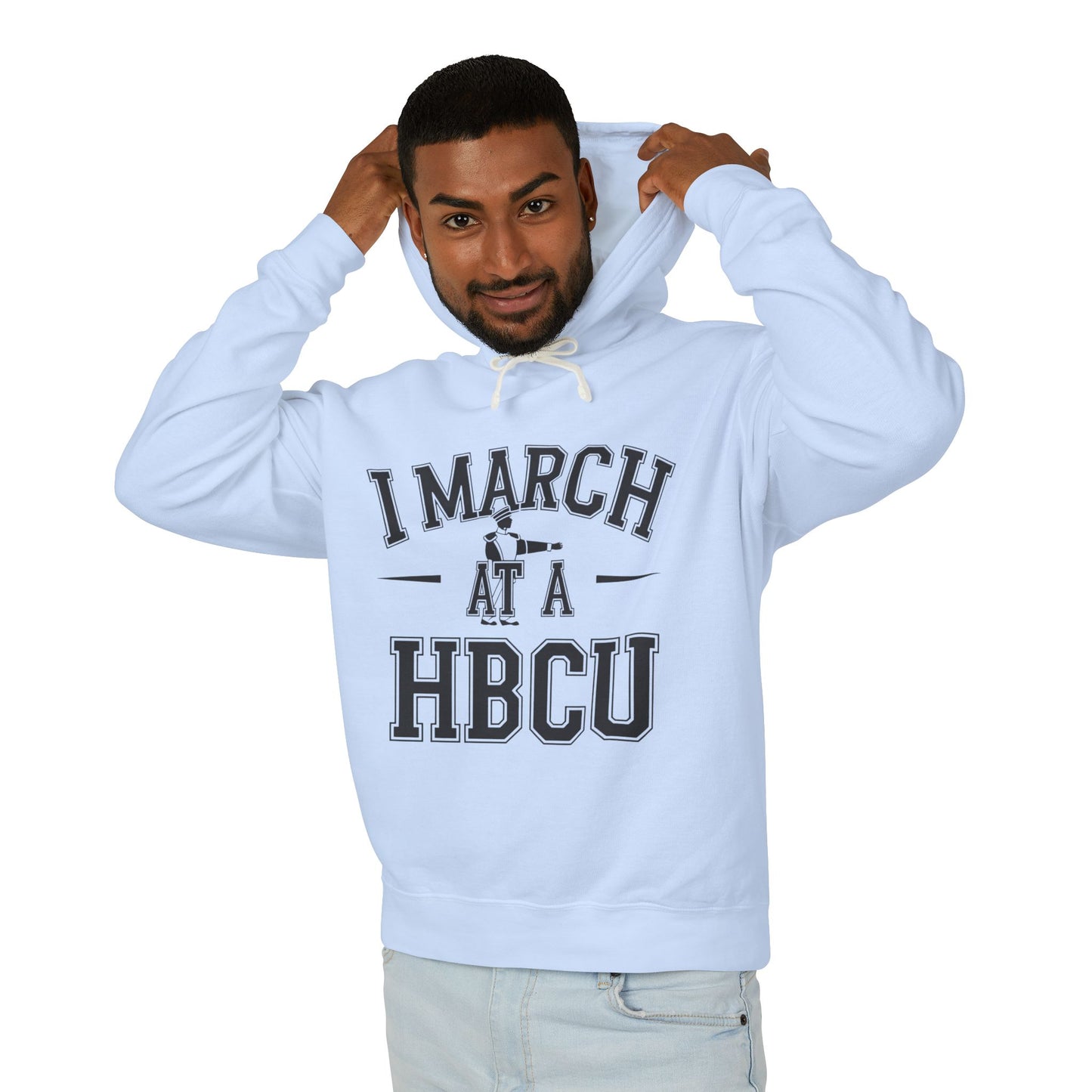 "HBCU Pride" Unisex Lightweight Hooded Sweatshirt