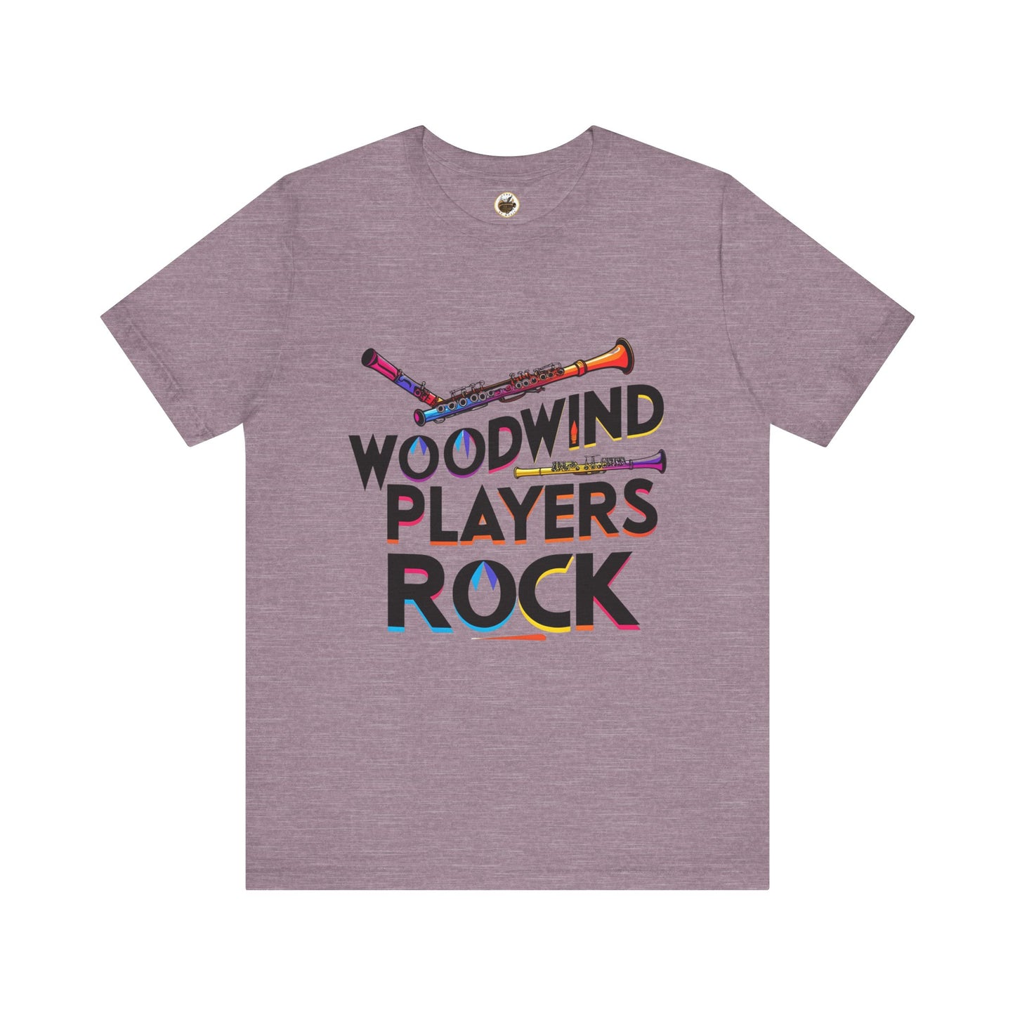 "Woodwind Players Rock" Unisex Short Sleeve T-Shirt