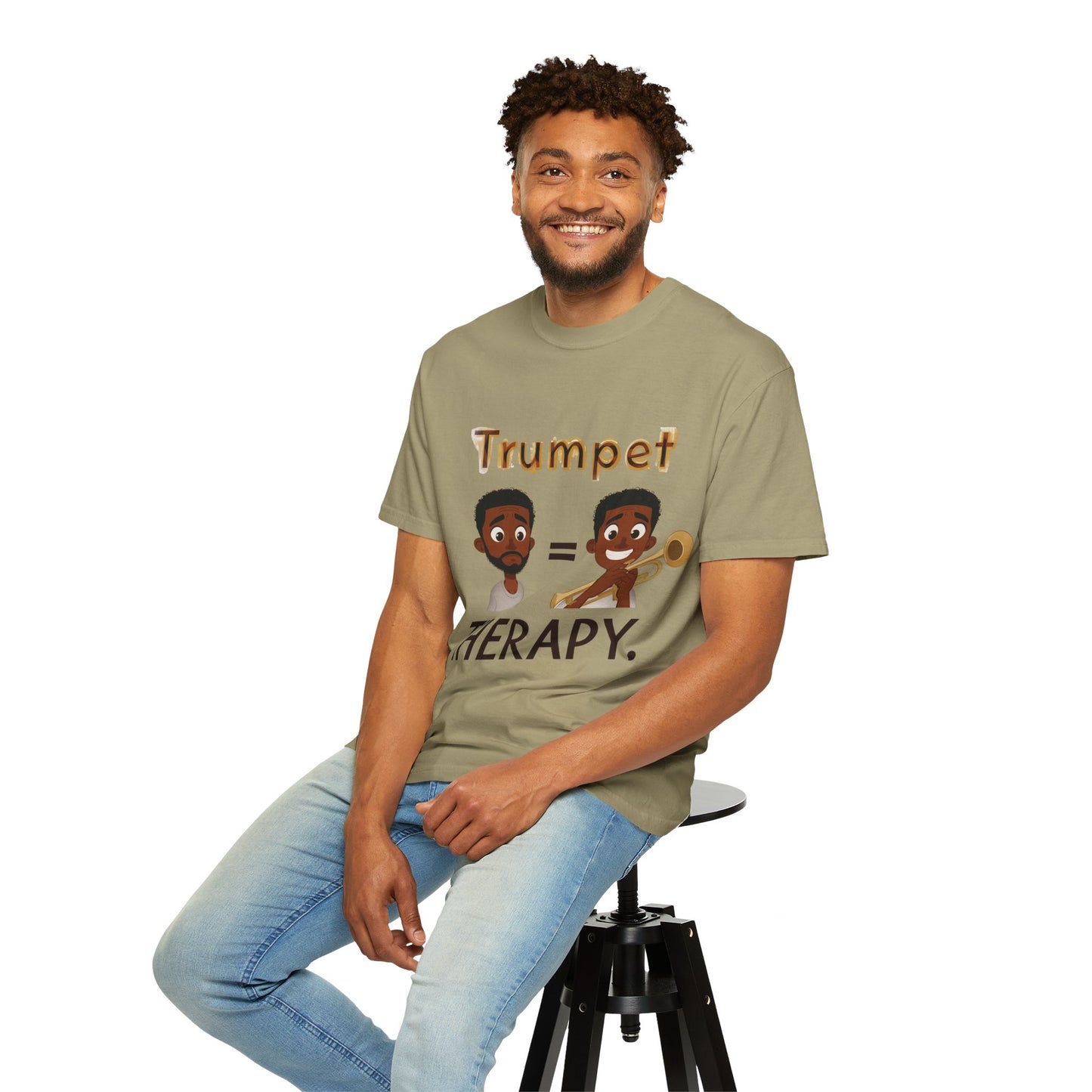 "Trumpet Therapy" Unisex Music T-Shirt