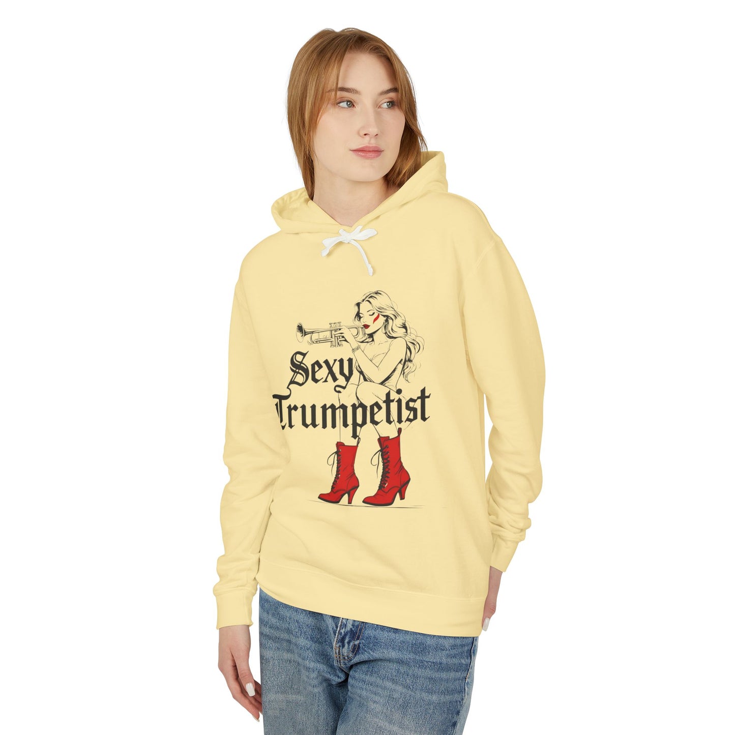 "Sexy Trumpetist" Hooded Sweatshirt