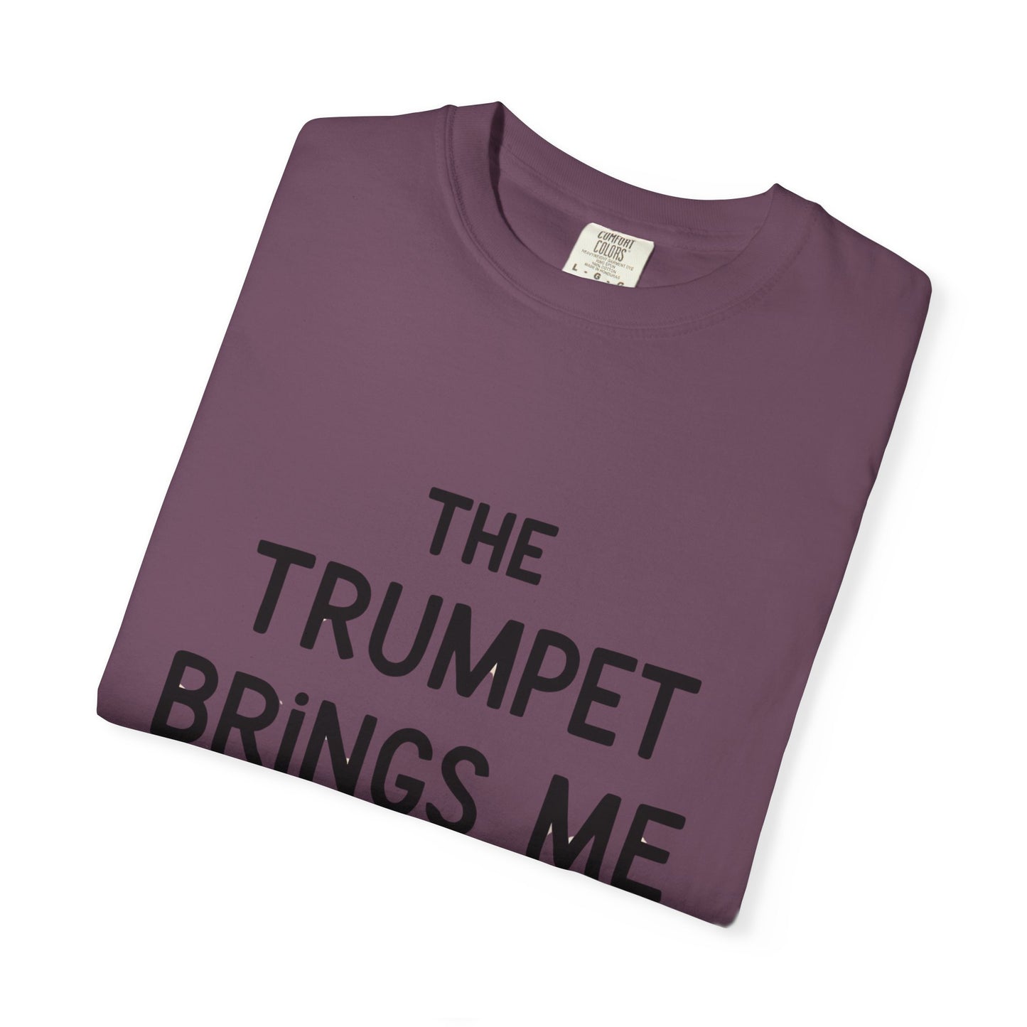 "The Trumpet Brings Me Life" Unisex Garment-Dyed T-Shirt