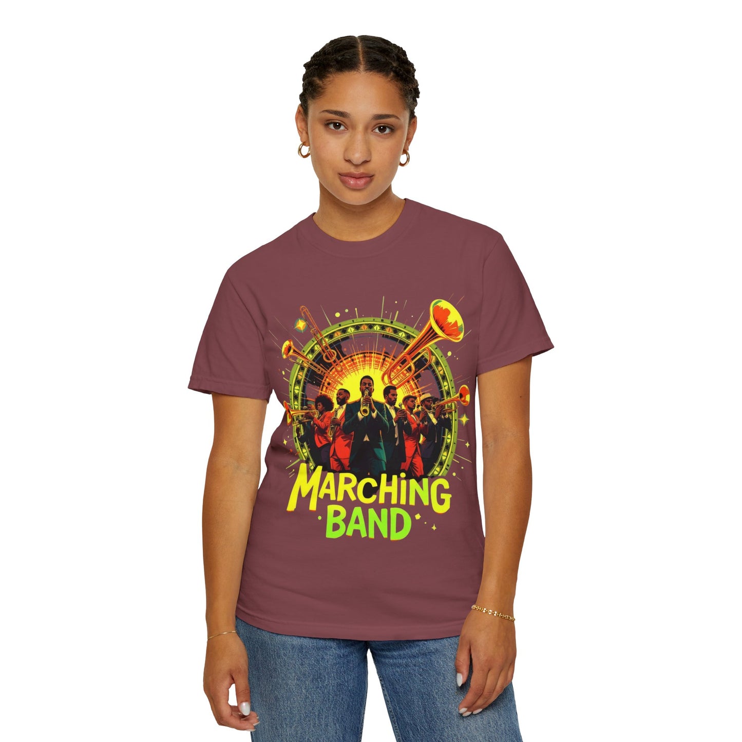 "Marching Band" Unisex Garment Dyed T-Shirt