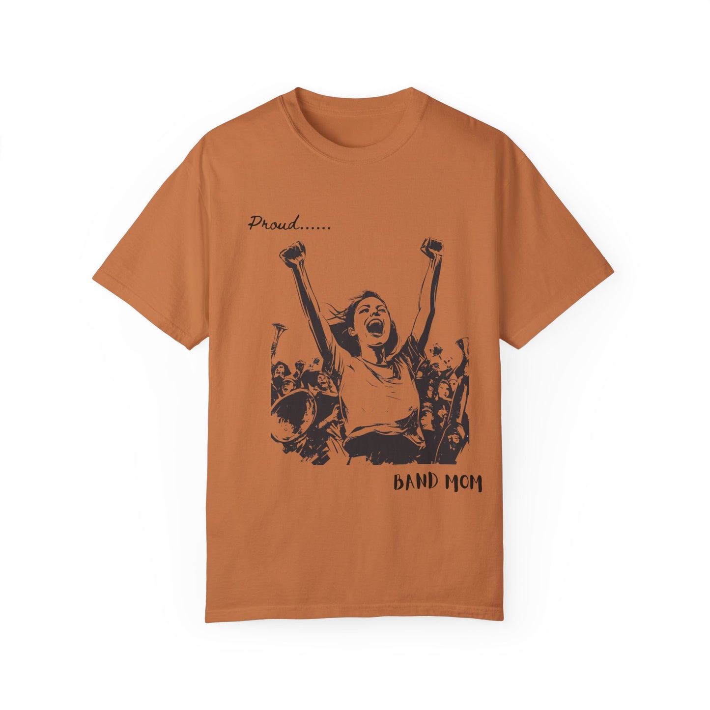 " Band Parent" Unisex Garment-Dyed T-shirt