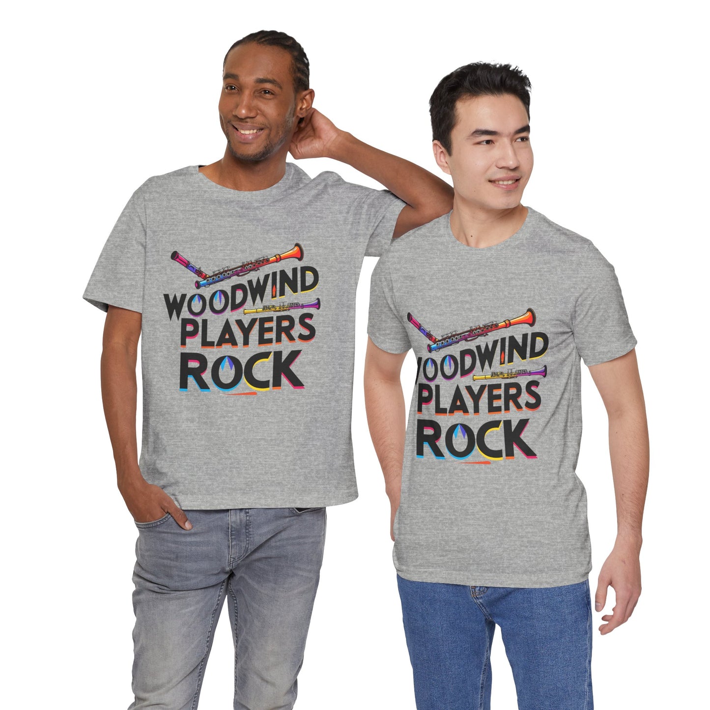 "Woodwind Players Rock" Unisex Short Sleeve T-Shirt