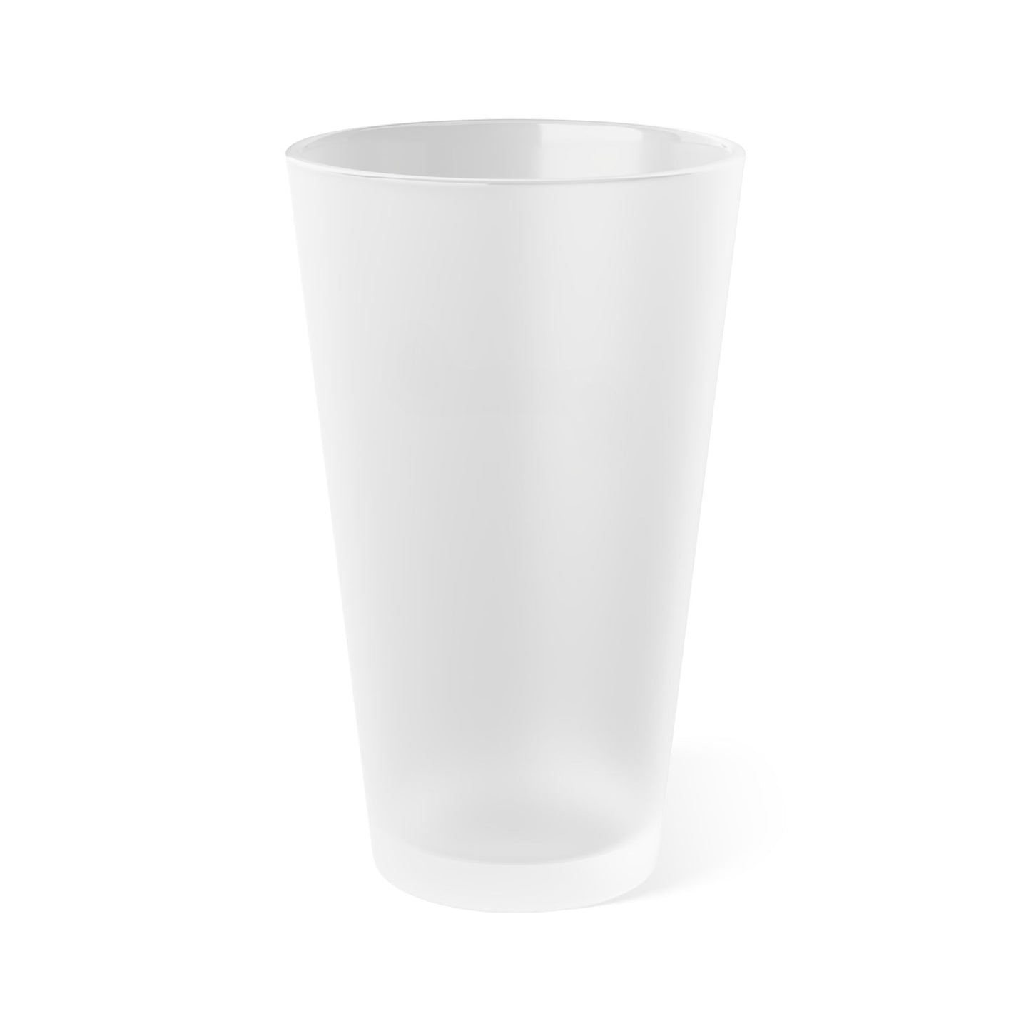 "Trombone" Frosted Pint Glass, 16oz