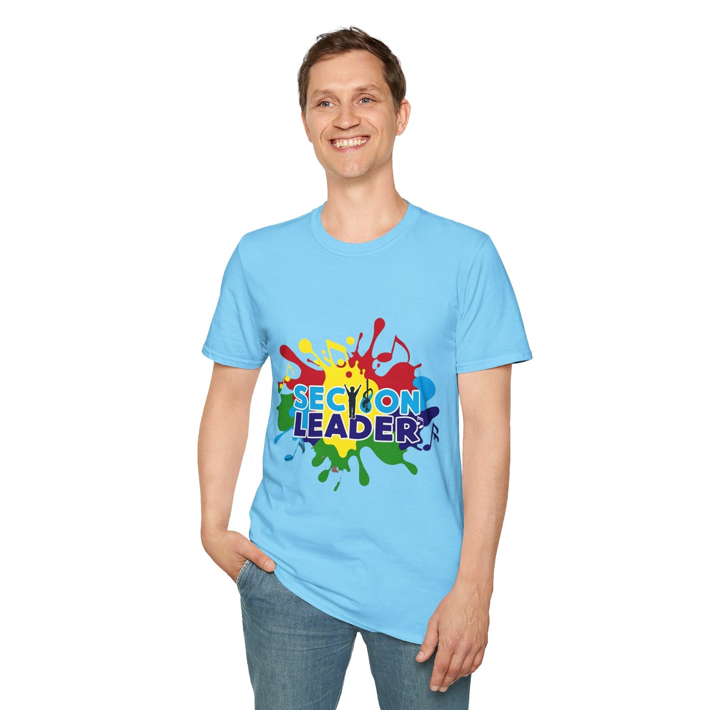 Splash Paint "Section Leader" Unisex Soft-style T-Shirt