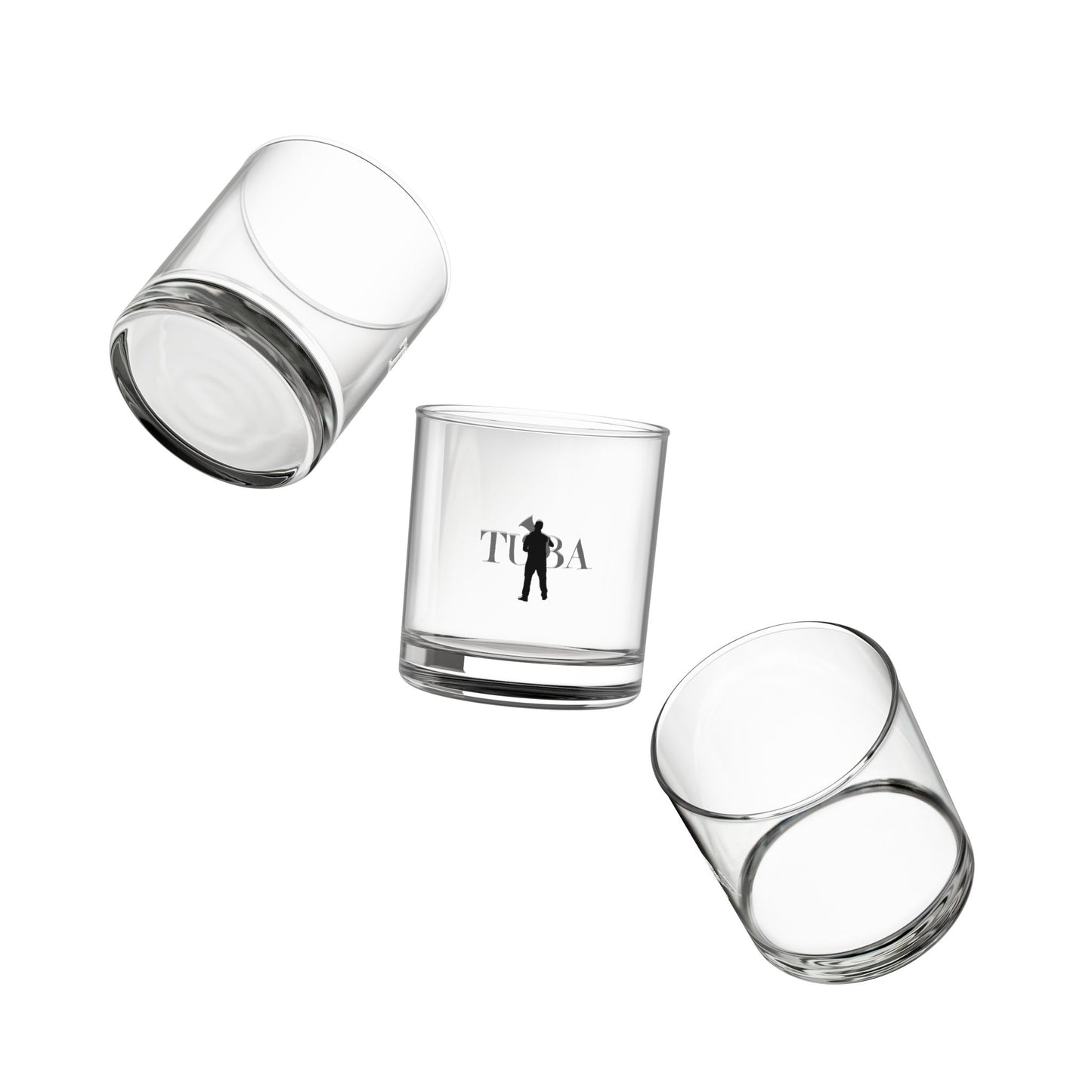 "Tuba" Rocks Glass, 10oz