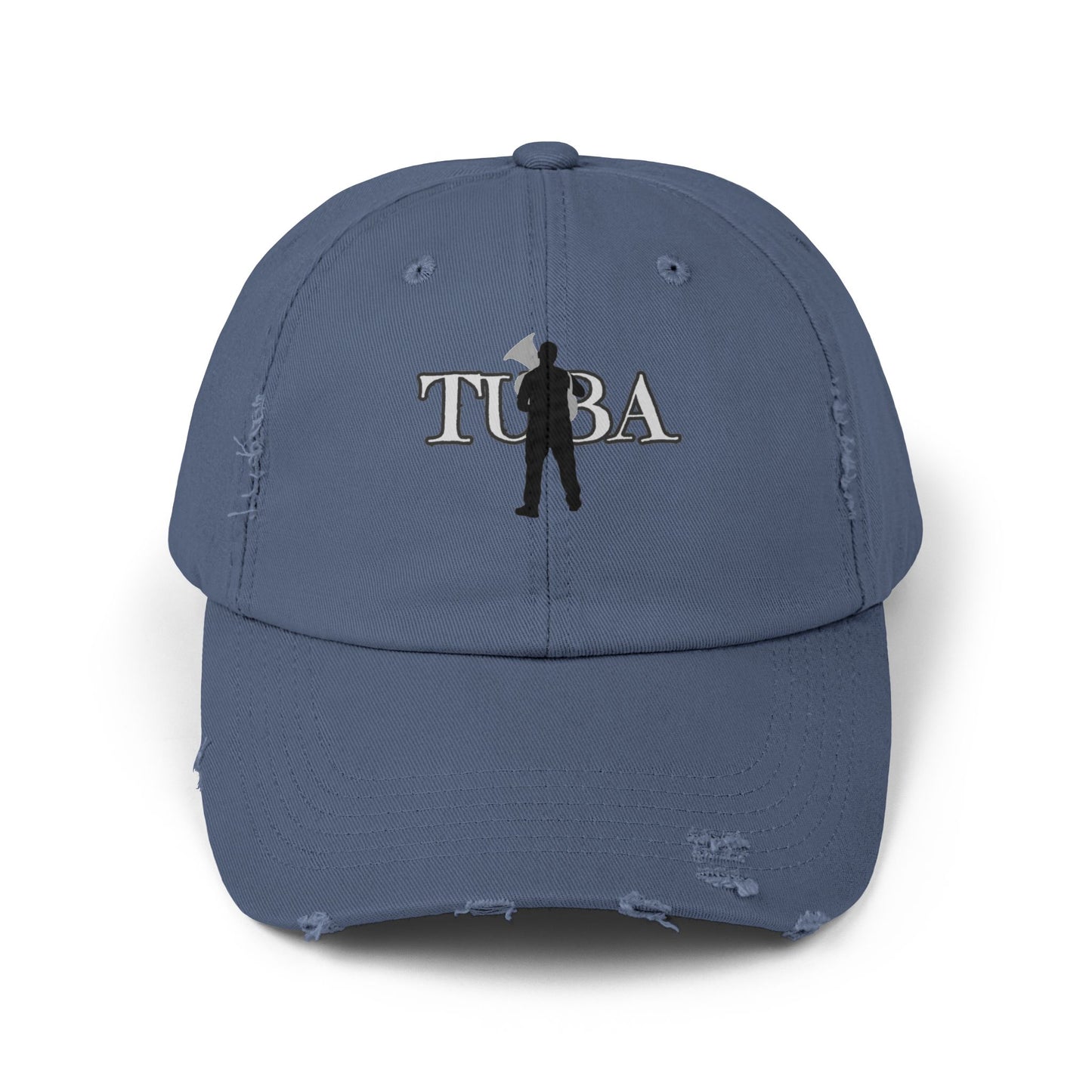 Unisex Tuba Distressed Cap
