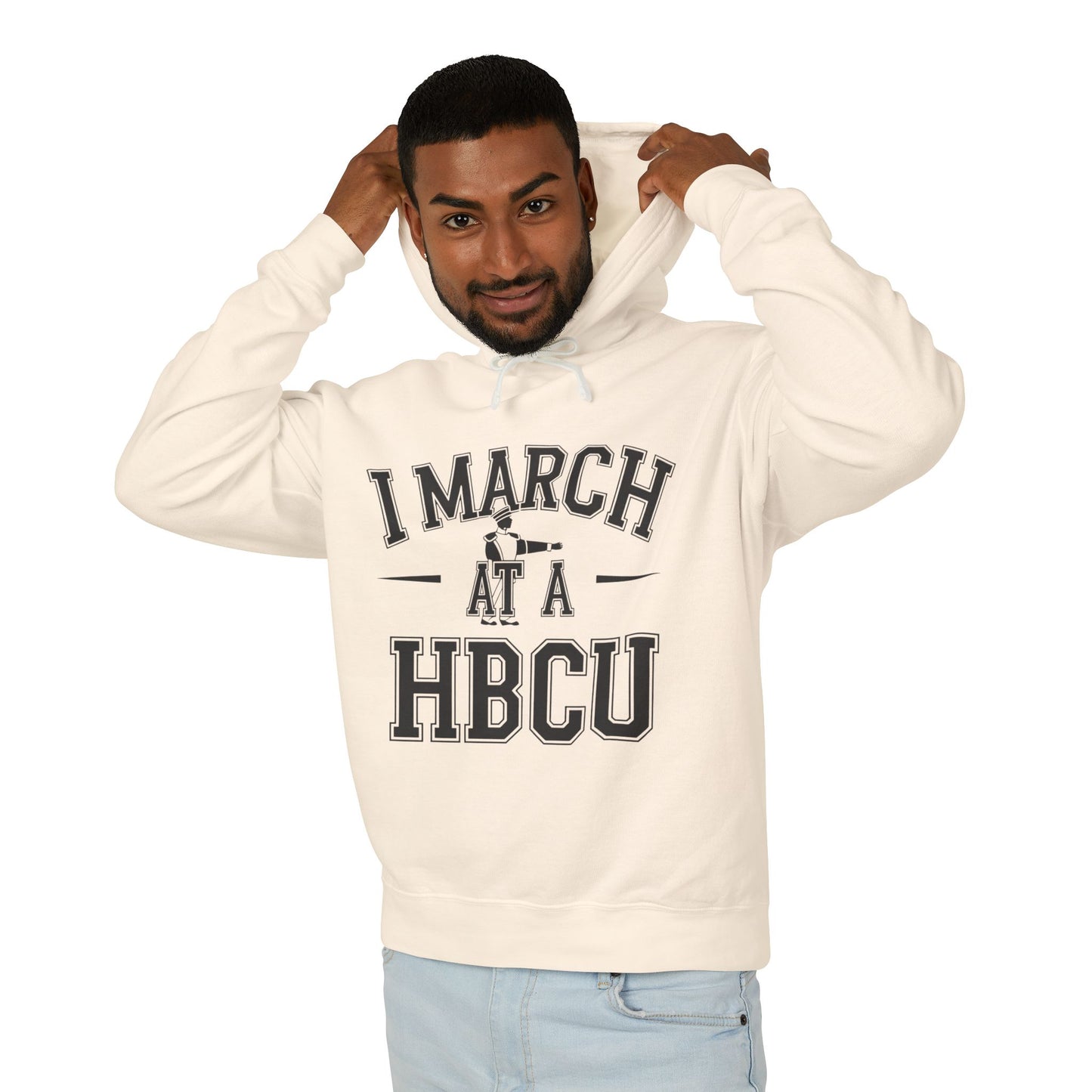 "HBCU Pride" Unisex Lightweight Hooded Sweatshirt