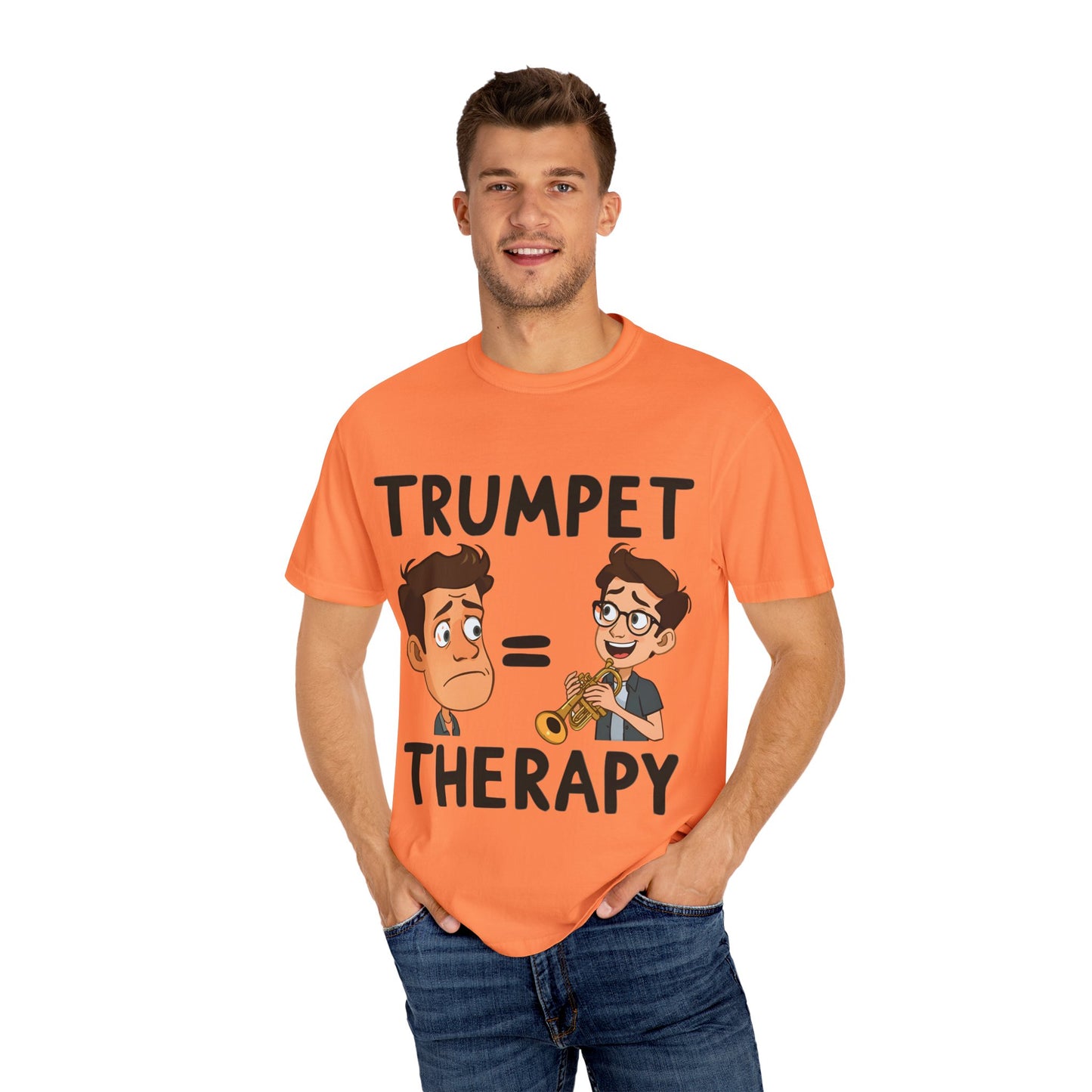 "Trumpet Therapy" Unisex Graphic T-Shirt