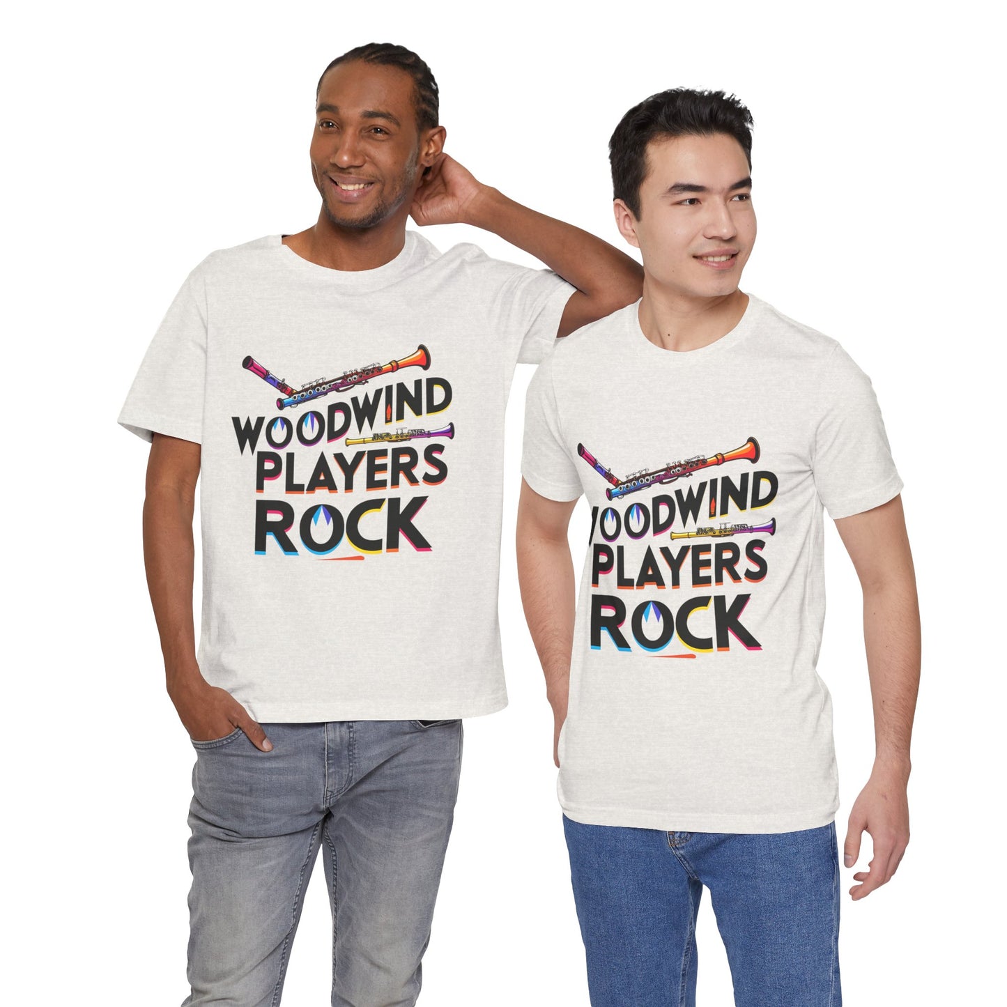 "Woodwind Players Rock" Unisex Short Sleeve T-Shirt