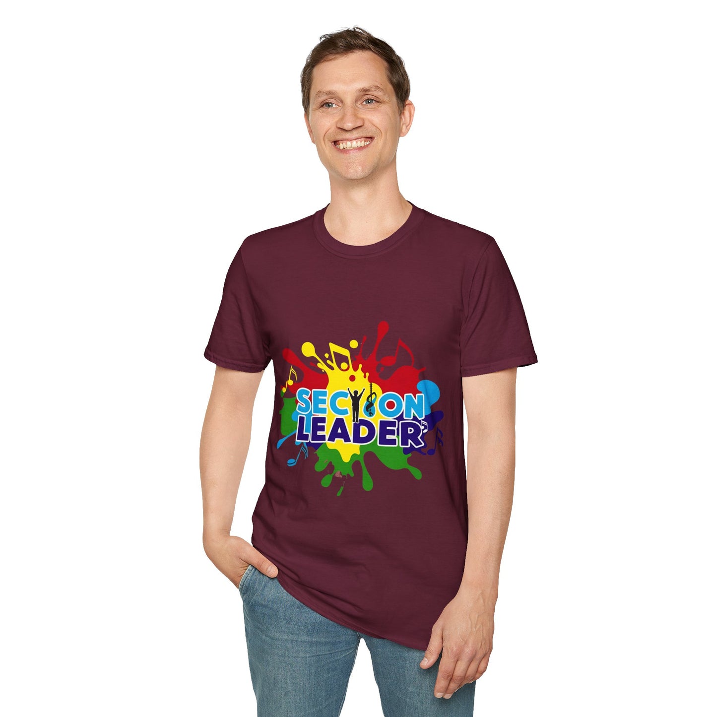 Splash Paint "Section Leader" Unisex Soft-style T-Shirt