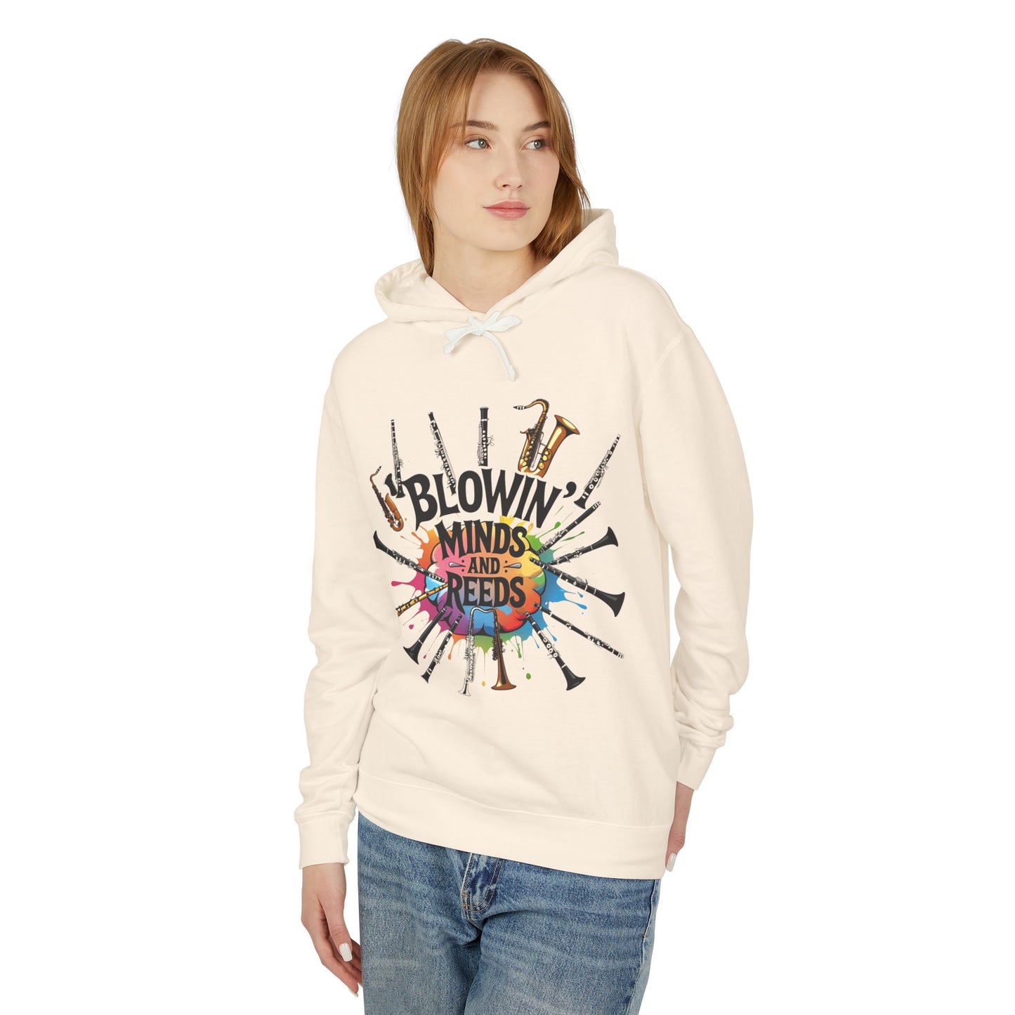 "Blowin' Minds" Unisex Lightweight Hoodie