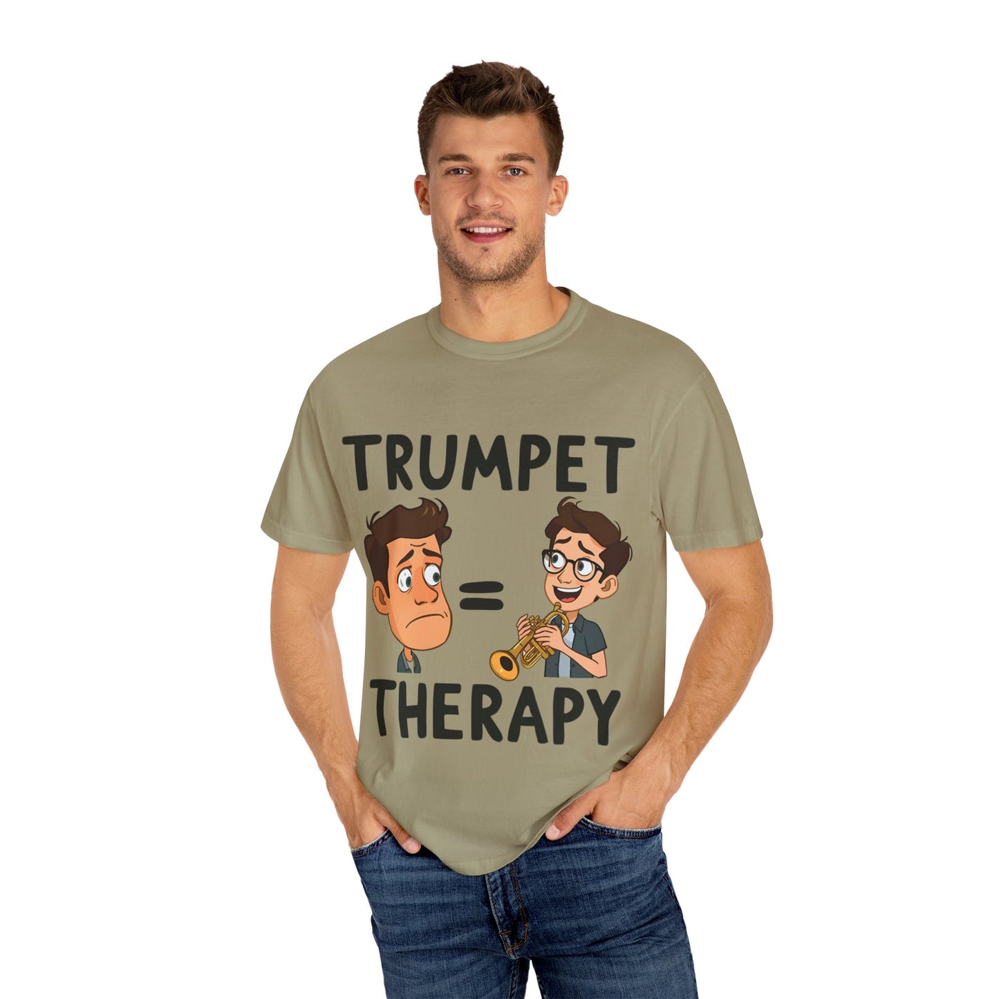 "Trumpet Therapy" Unisex Graphic T-Shirt