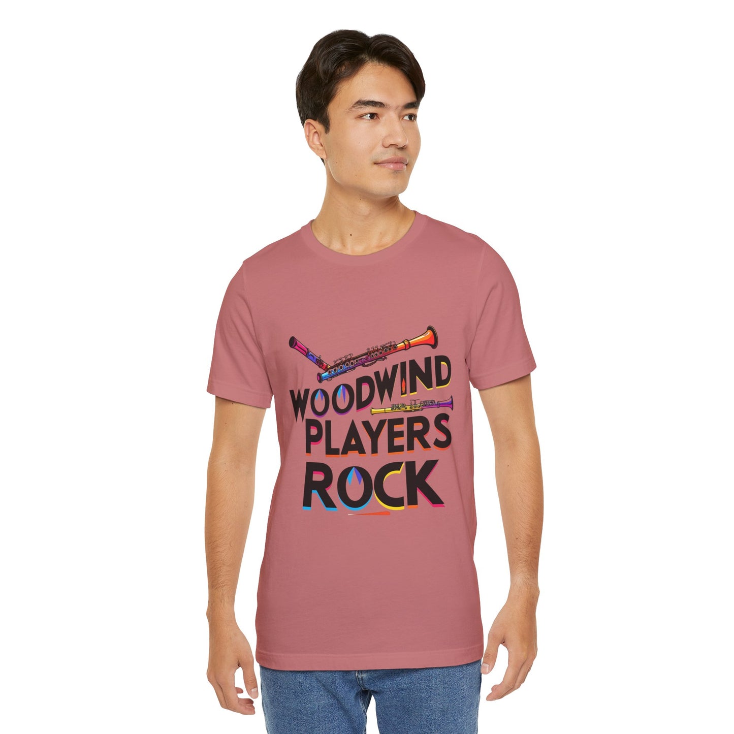 "Woodwind Players Rock" Unisex Short Sleeve T-Shirt
