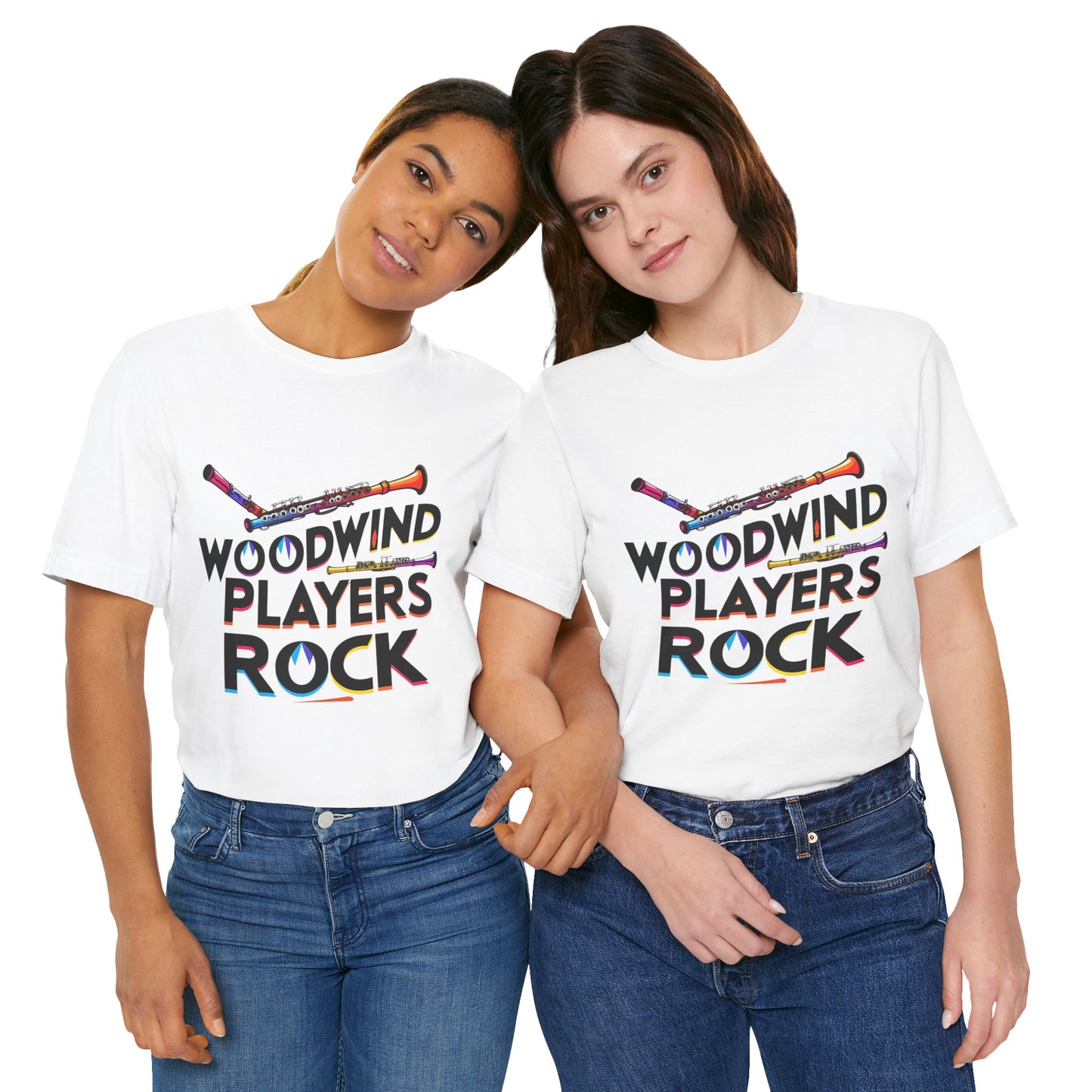 "Woodwind Players Rock" Unisex Short Sleeve T-Shirt