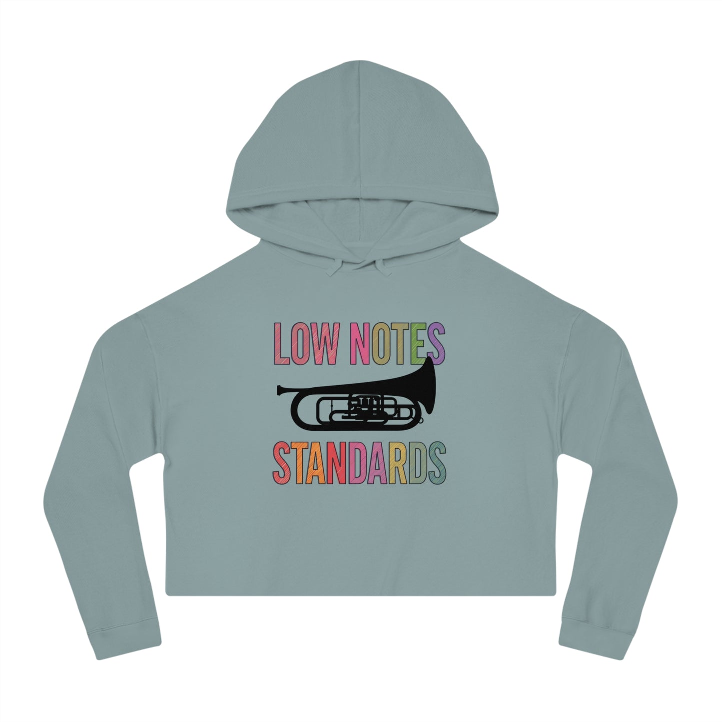 "Tuba/Baritone Lover" Stylish Cropped Hoodie